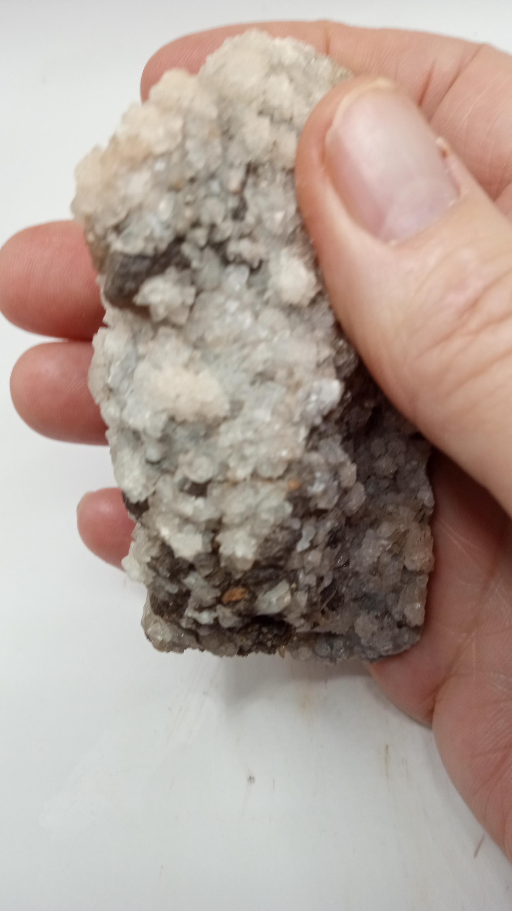 Calcite w/ Halite Mineral Specimen