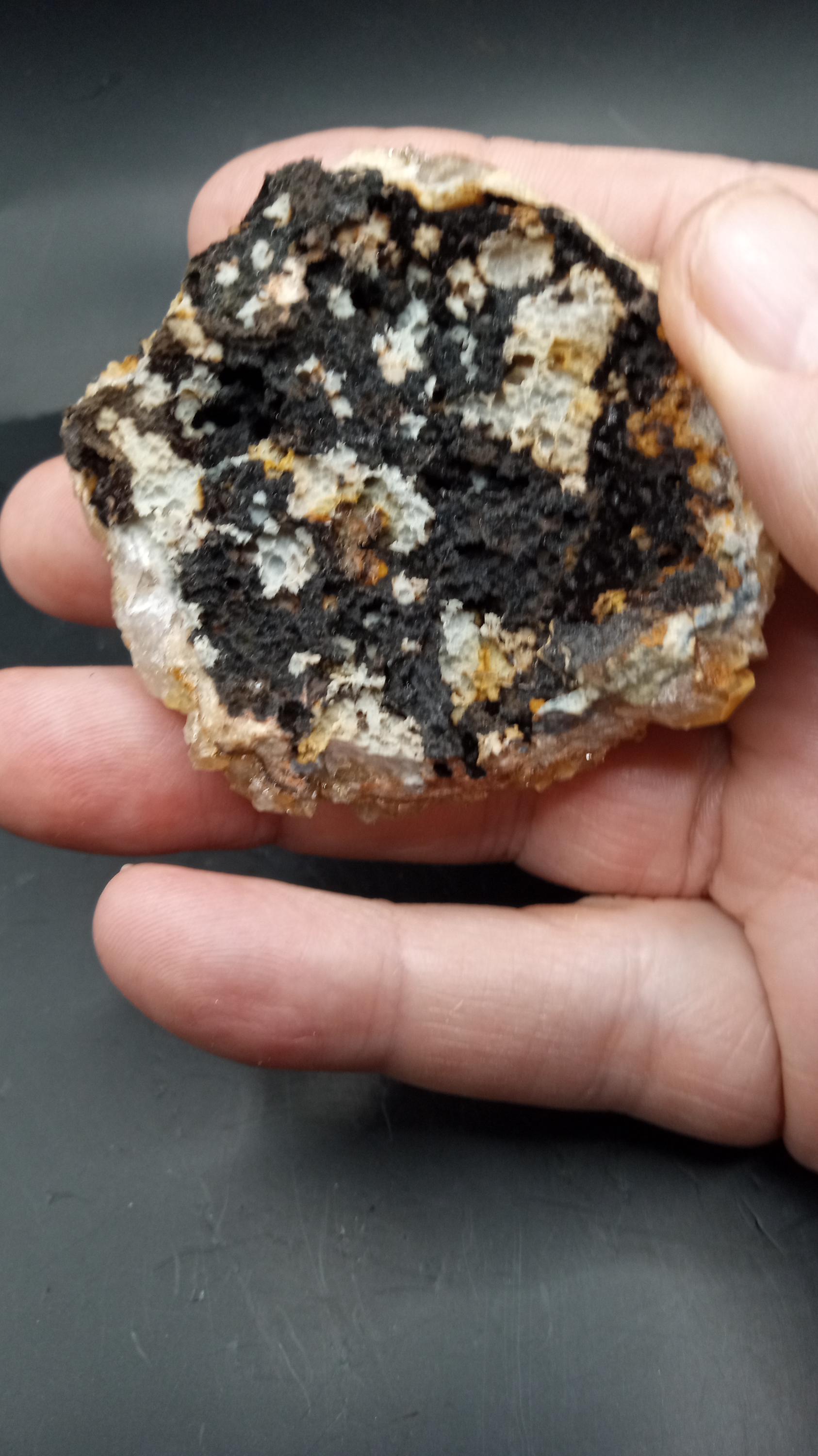 Sparkly Ferruginous Quartz Mineral Specimen