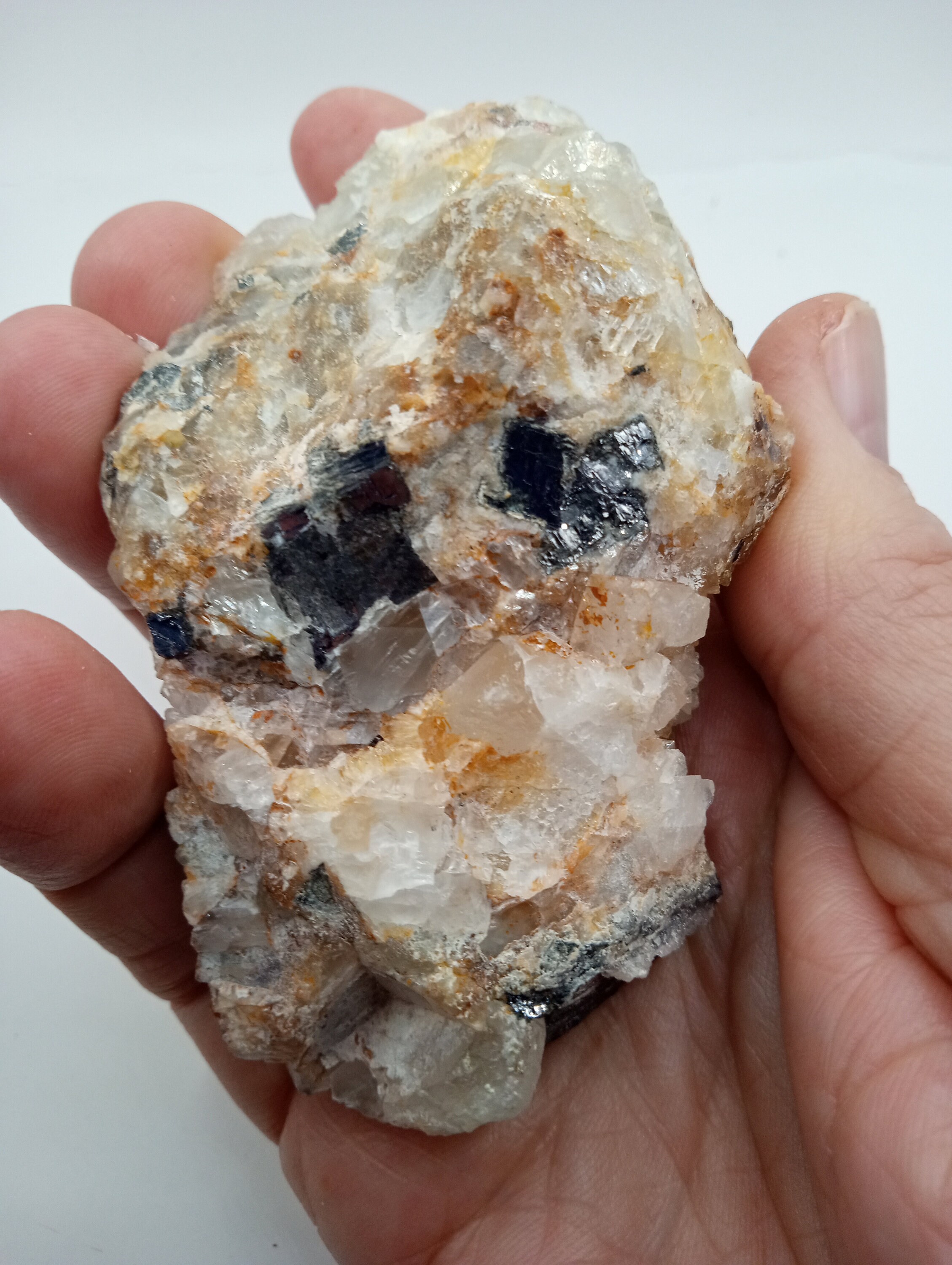 Beautiful - Selenite - Galena - Calcite -