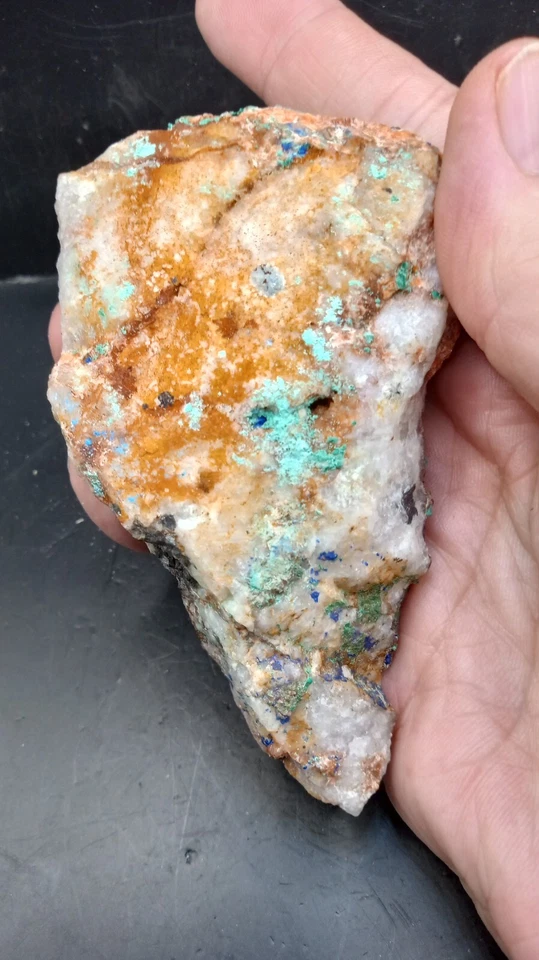 Beautiful Azurite Malachite Pyrite Specimen - New Mexico -