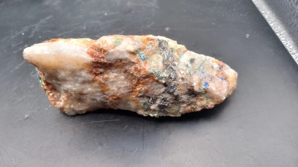 Beautiful Azurite Malachite Pyrite Specimen - New Mexico -