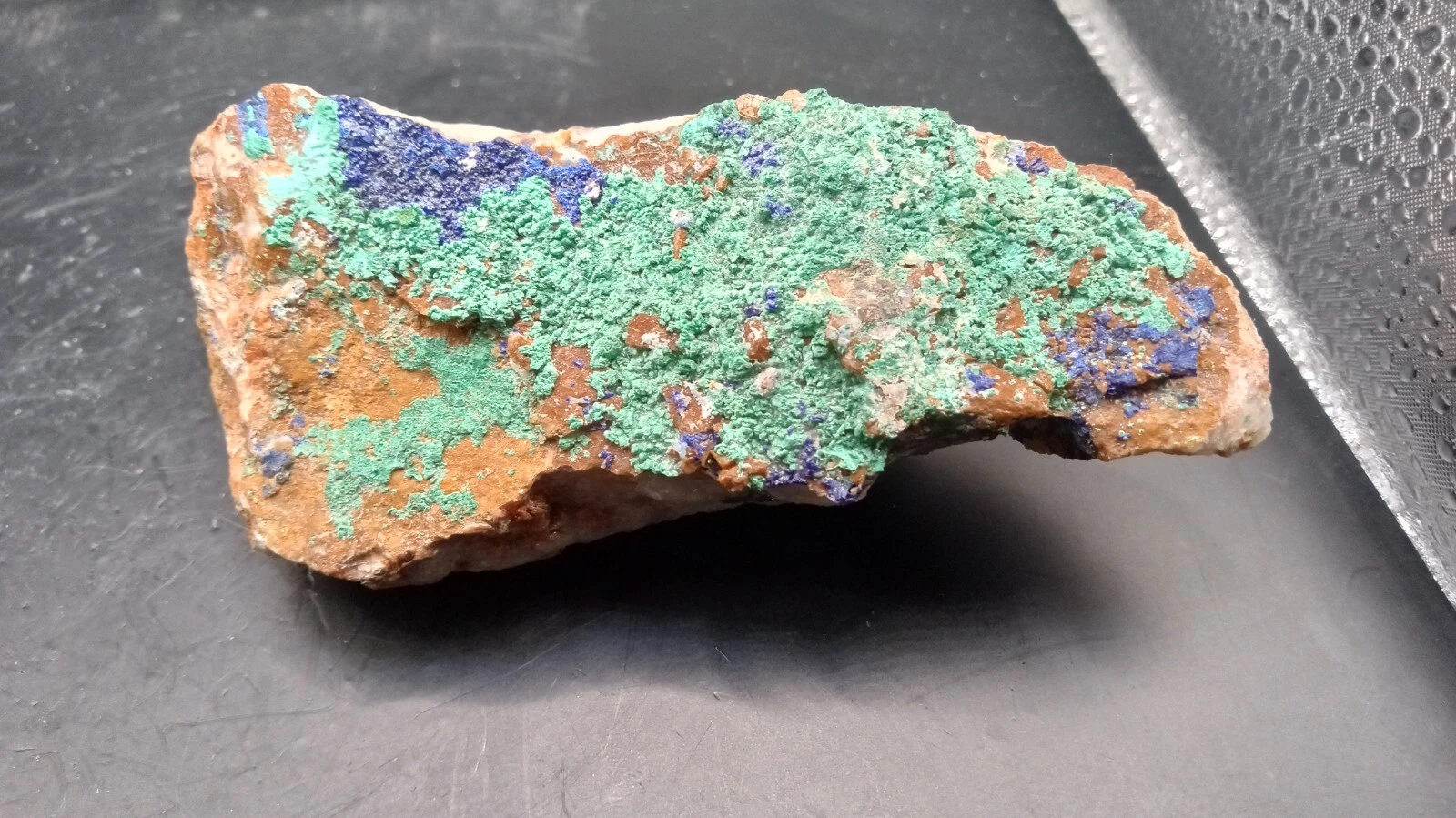 Beautiful Azurite Malachite Pyrite Specimen - New Mexico -