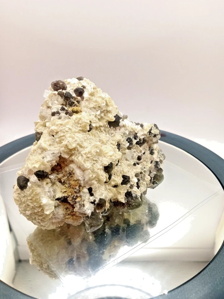 Black Tourmaline Crystal cluster w/ Feldspar