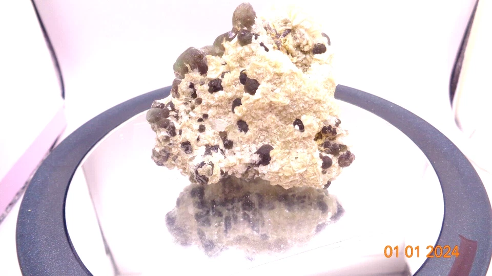Black Tourmaline Crystal cluster w/ Feldspar