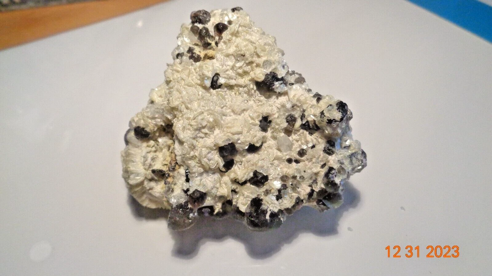 Black Tourmaline Crystal cluster w/ Feldspar