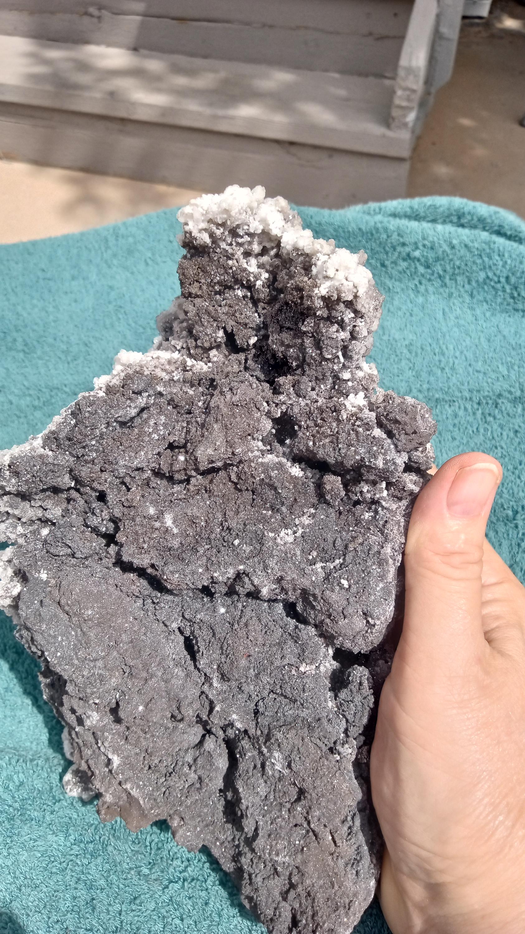 Chalcedony & Descloizite sparkles galore Large -