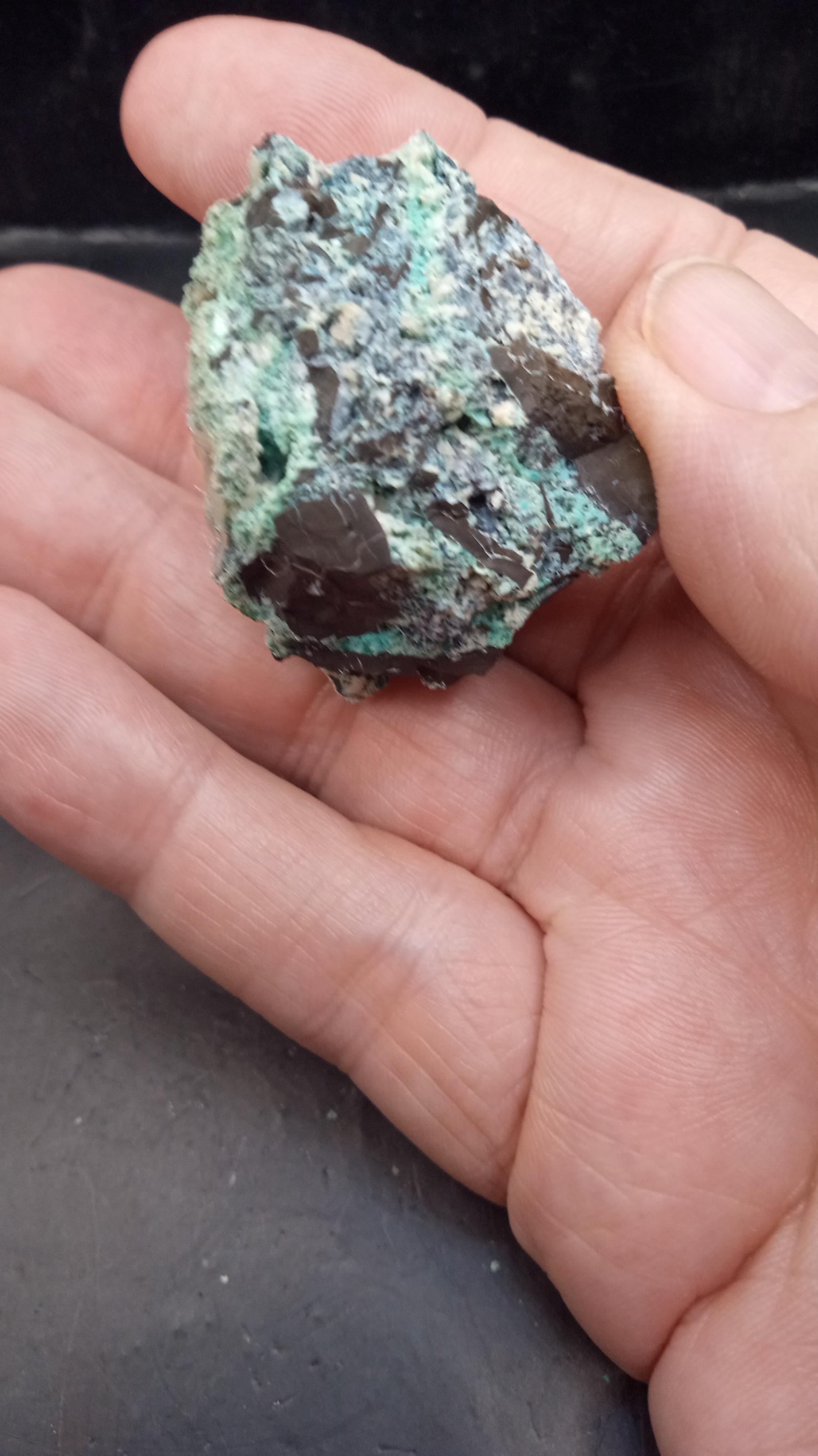 Brochantite Mineral Specimen 