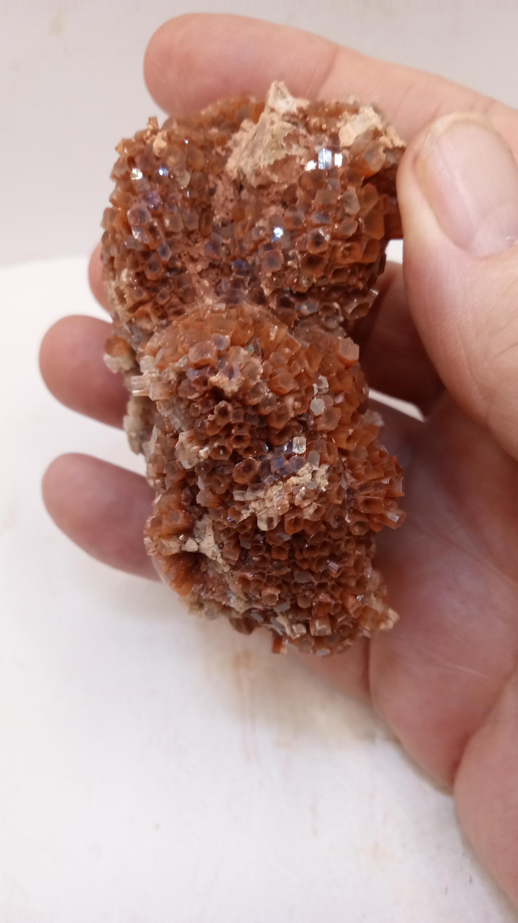 Beautiful Sparkly Red Aragonite - Morocco -