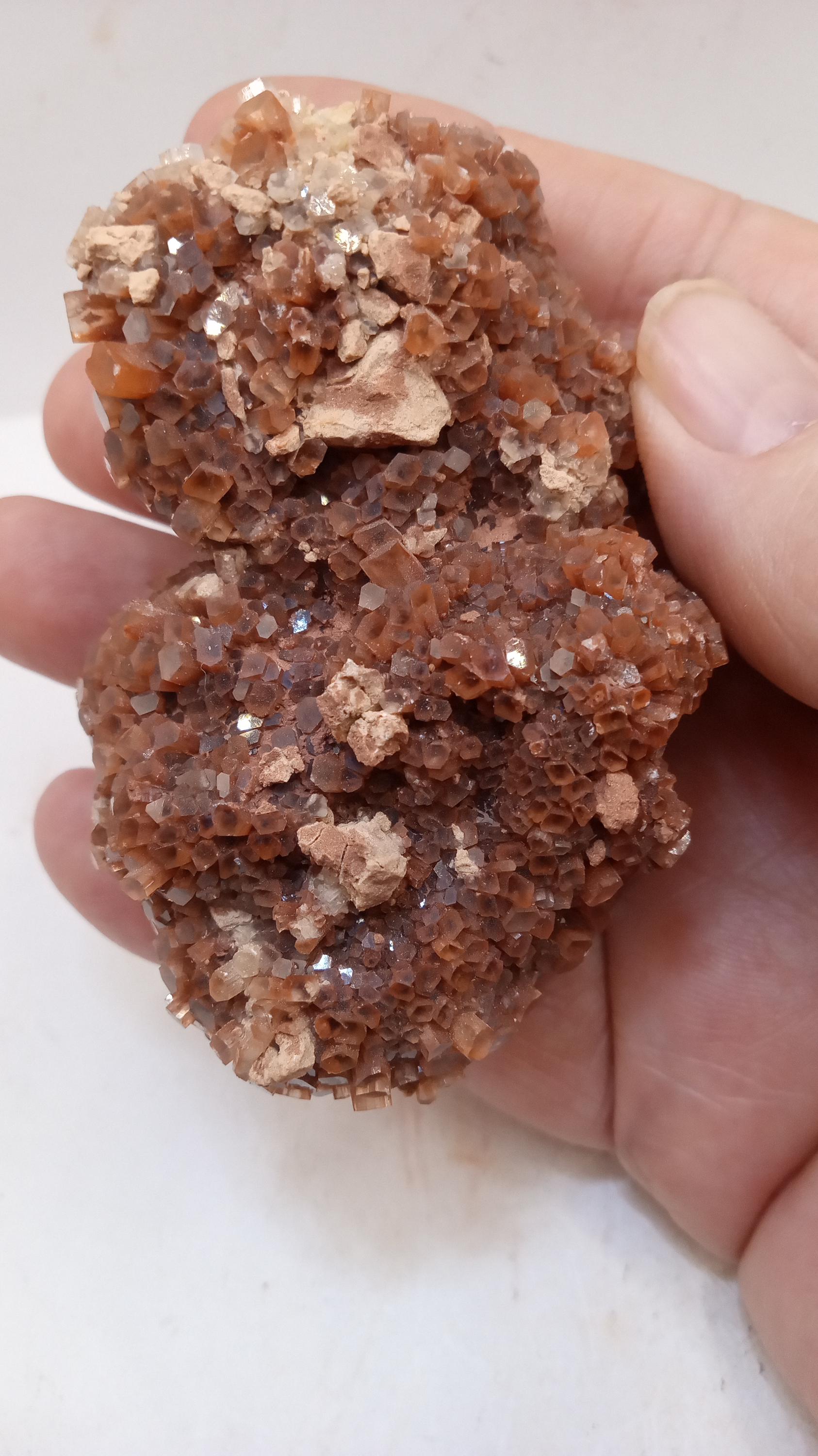Beautiful Sparkly Red Aragonite - Morocco -