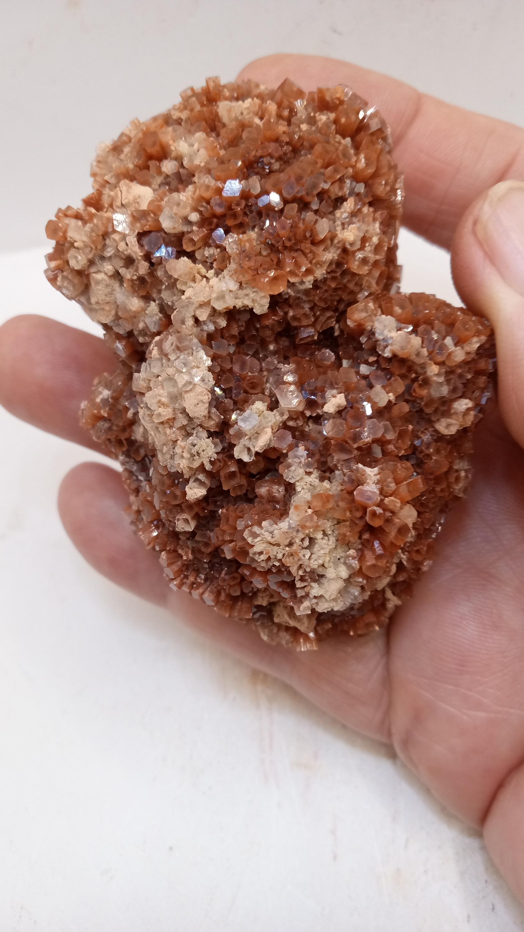 Beautiful Sparkly Red Aragonite - Morocco -