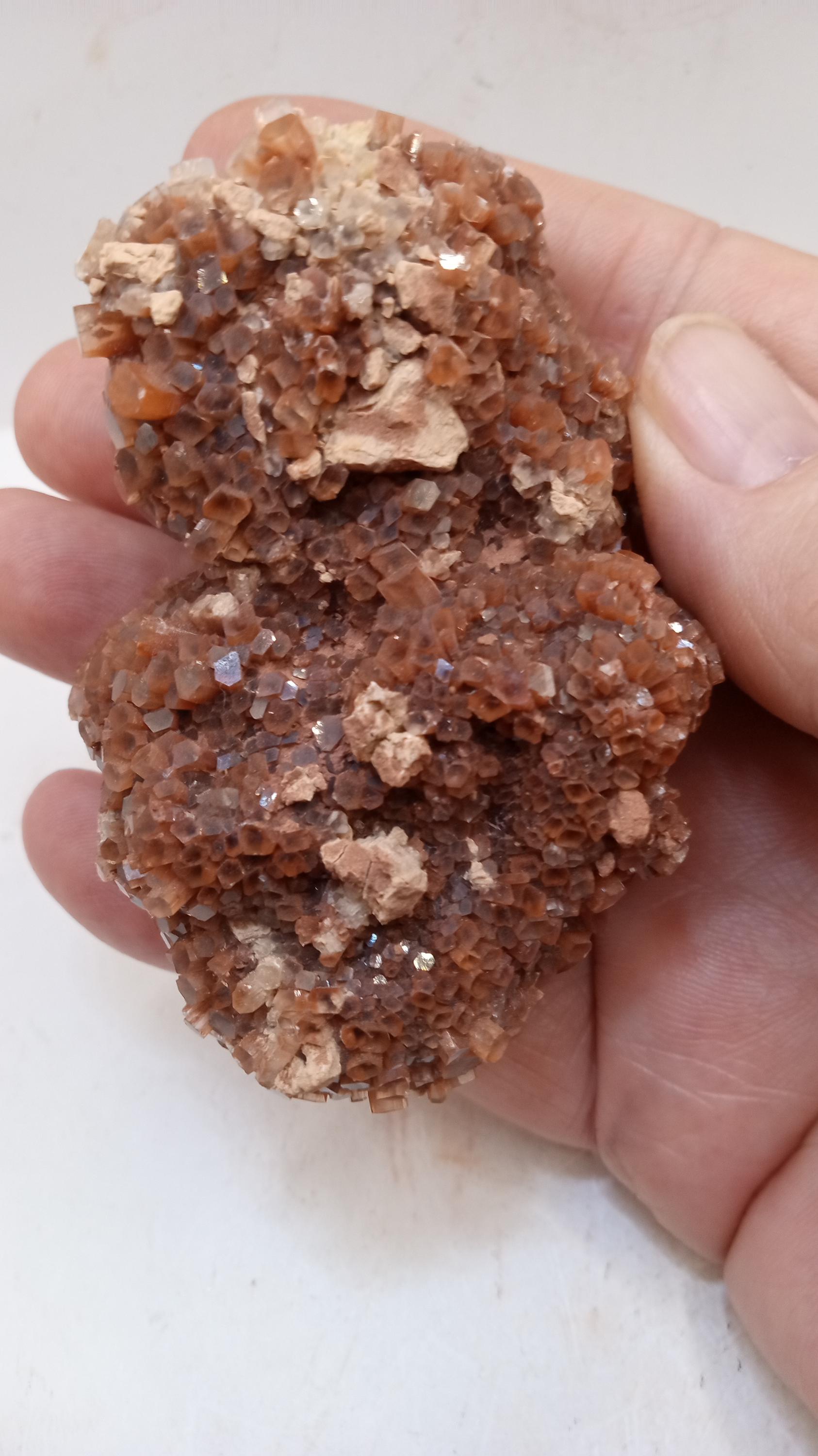 Beautiful Sparkly Red Aragonite - Morocco -