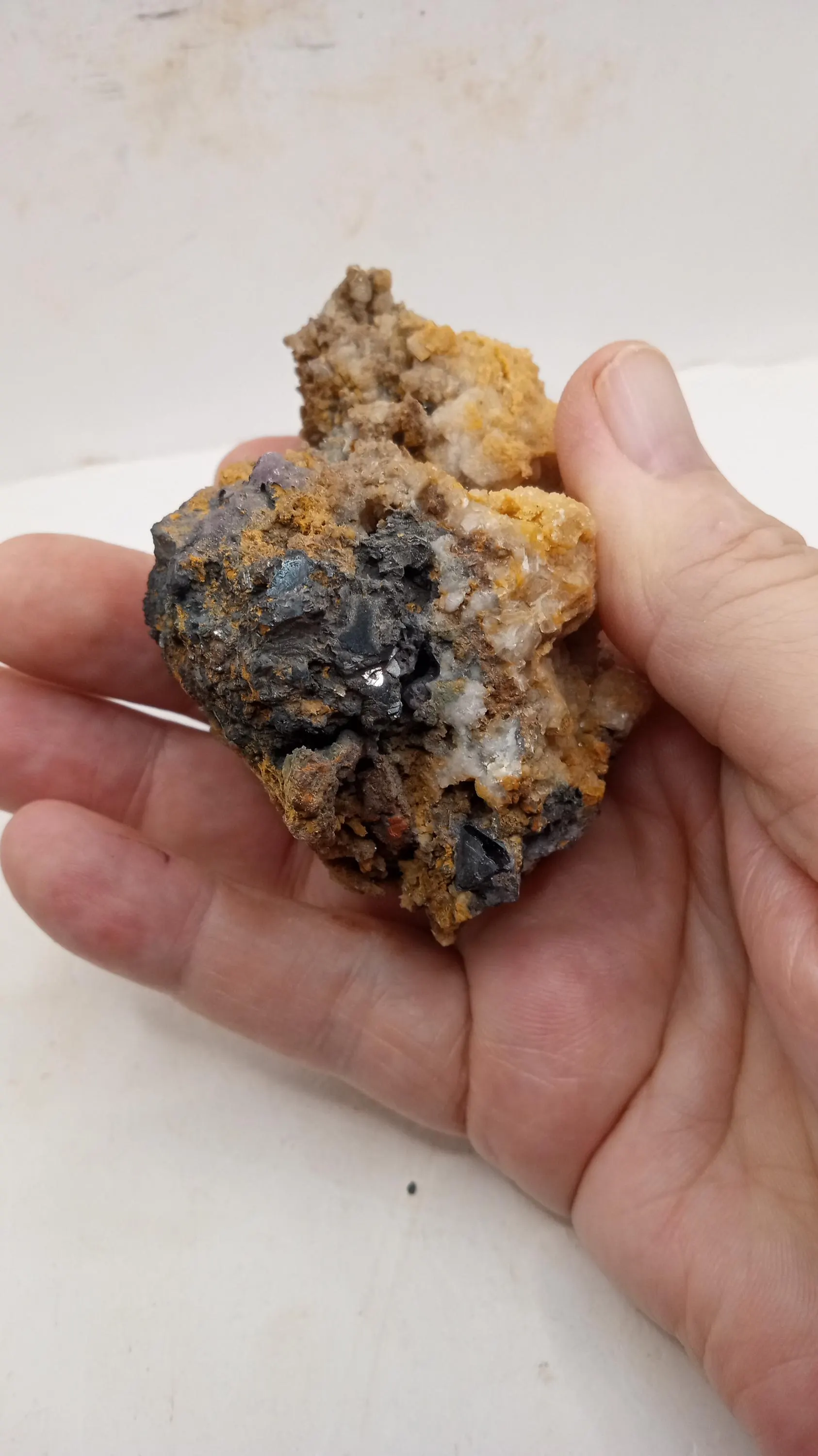 Mimetite Baryte Quartz Mineral Specimen - Rare Find