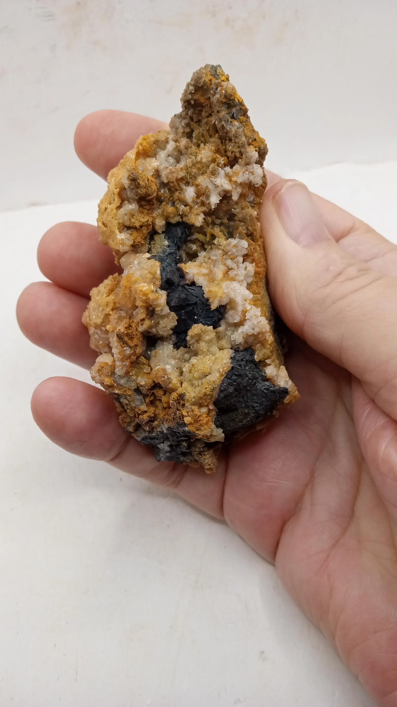 Mimetite Baryte Quartz Mineral Specimen - Rare Find