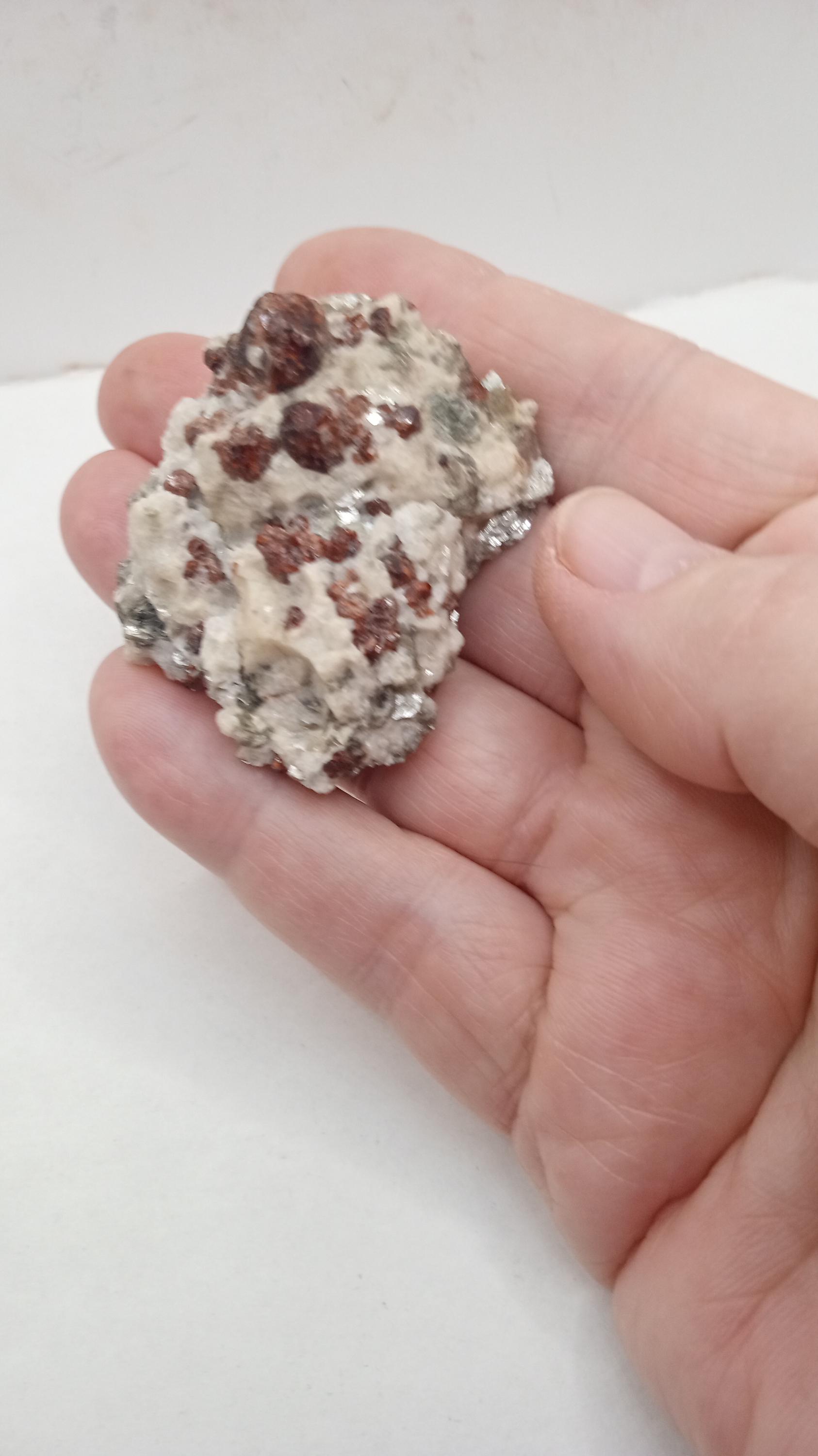 Spessartine Garnet Muscovite