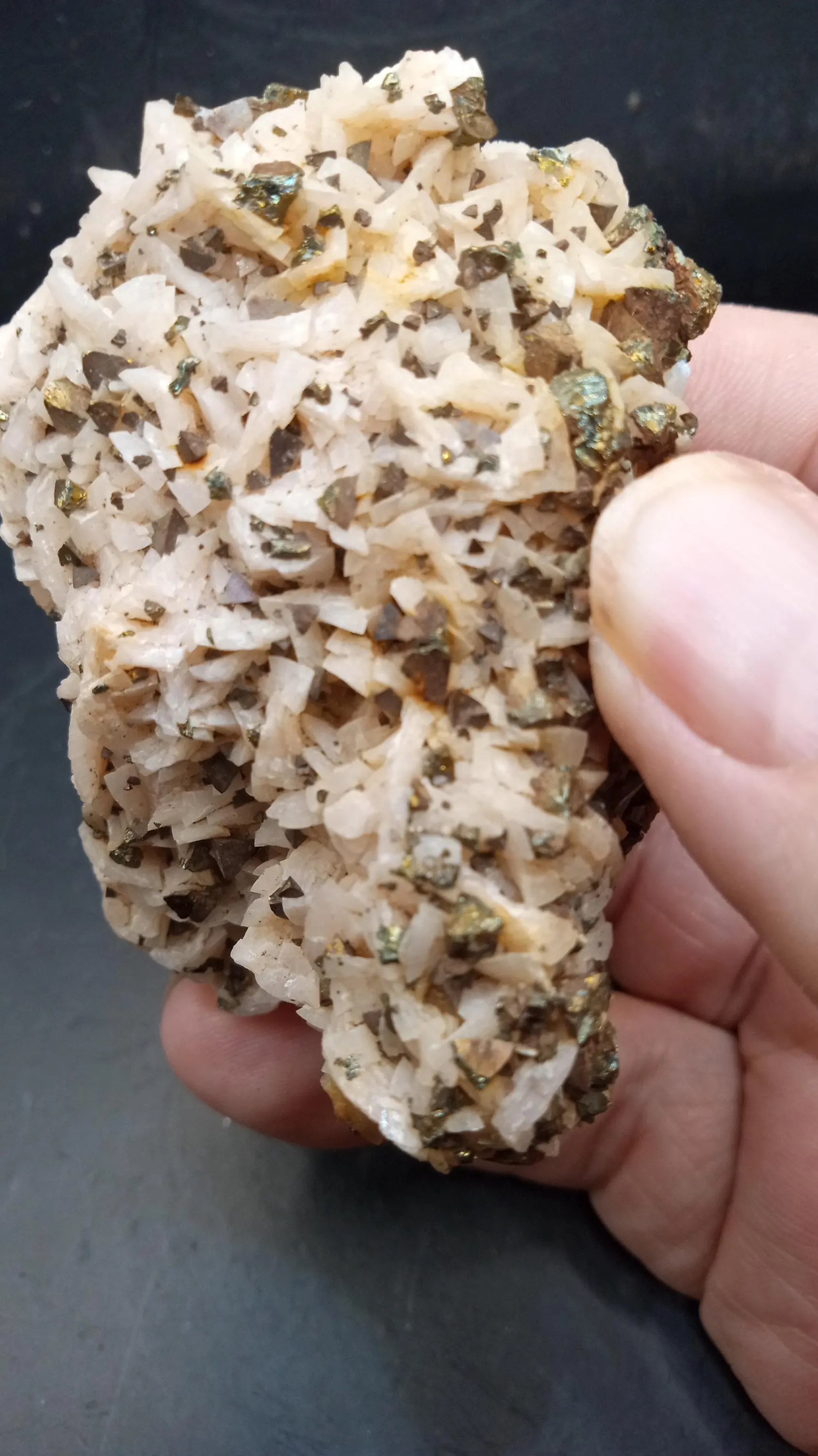 Chalcopyrite with Dolomite - Very nice Radiant display specimen
