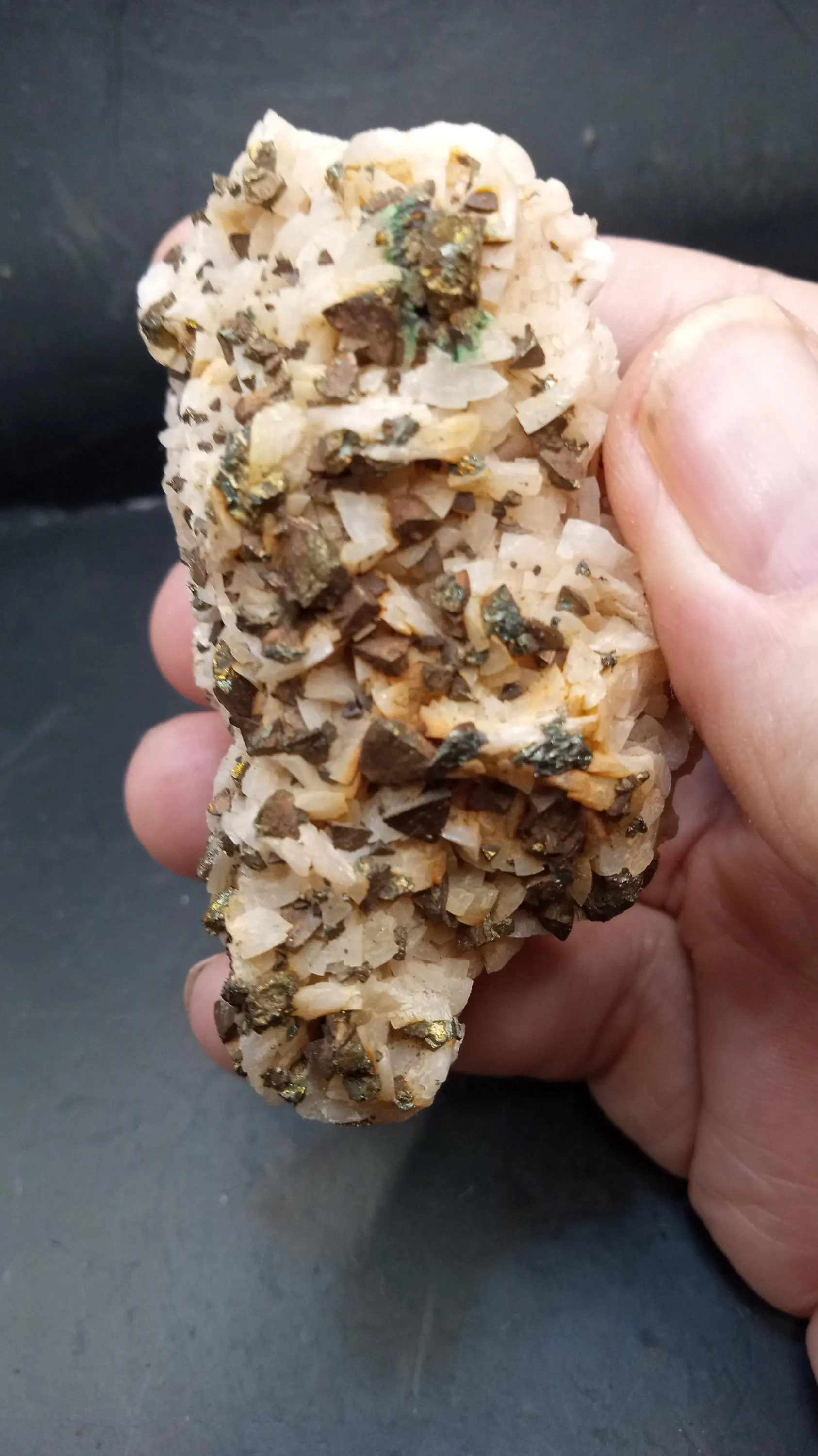 Chalcopyrite with Dolomite - Very nice Radiant display specimen