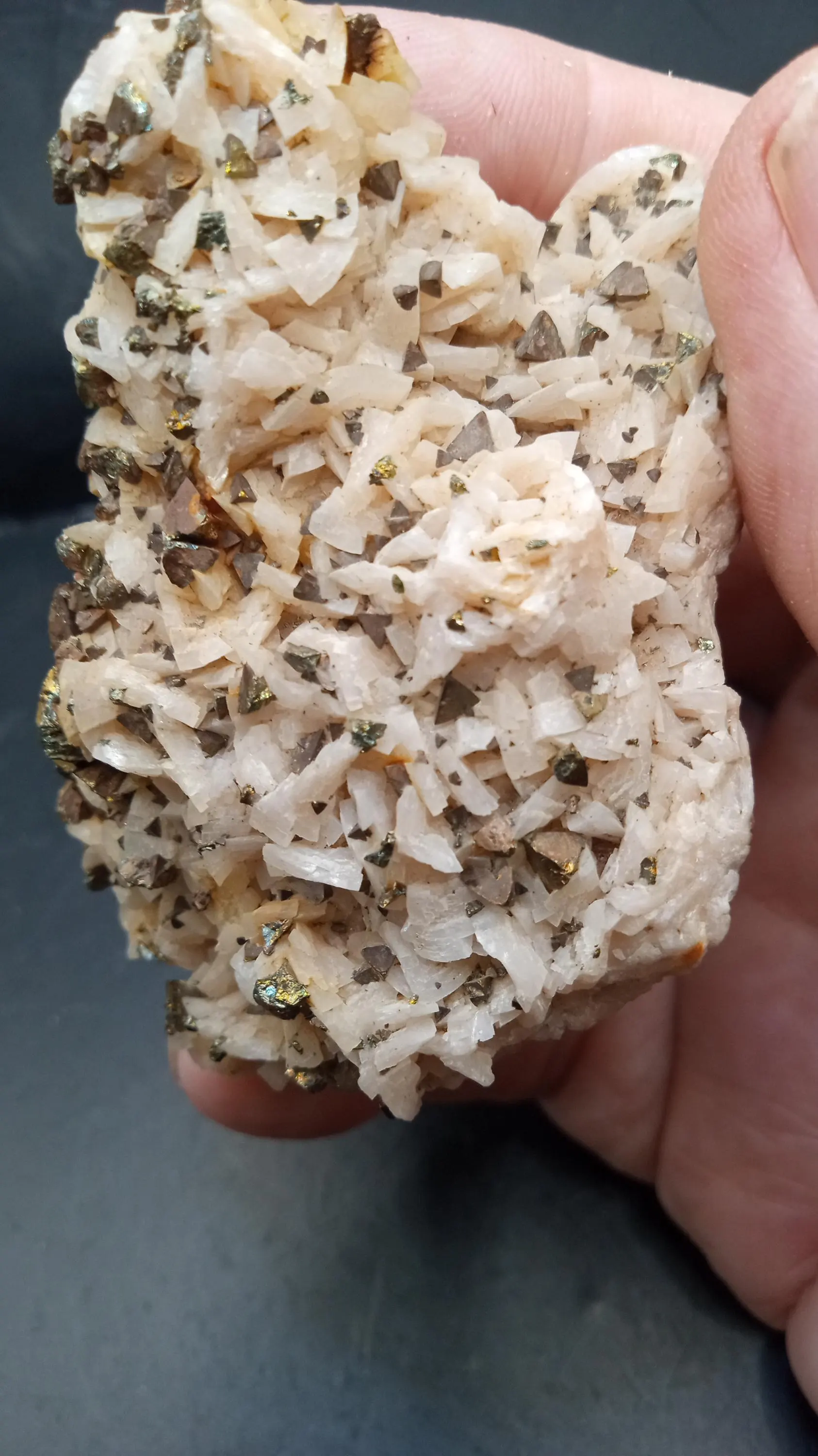 Chalcopyrite with Dolomite - Very nice Radiant display specimen