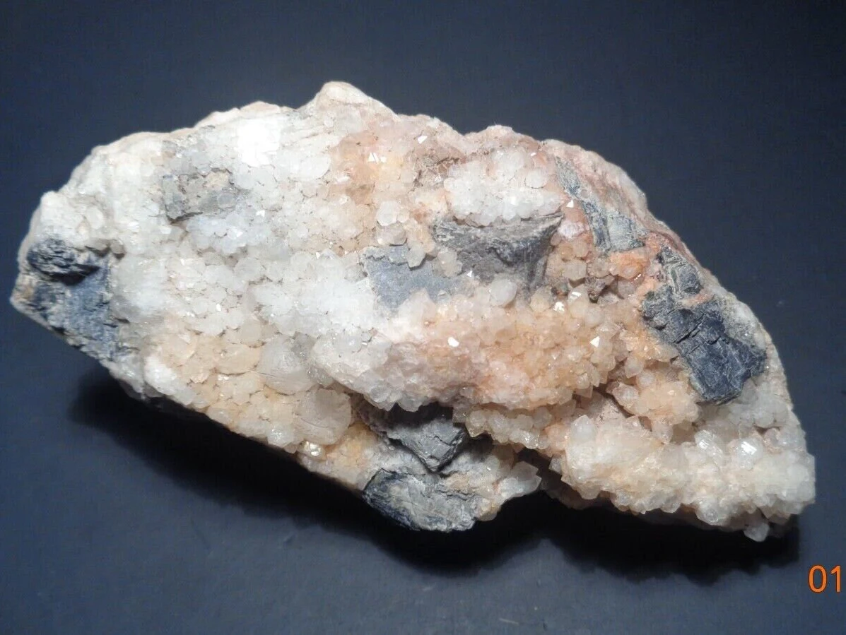 Anglesite, Quartz, Galena - Socorro Mining District