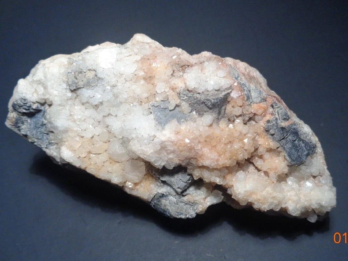 Anglesite, Quartz, Galena - Socorro Mining District