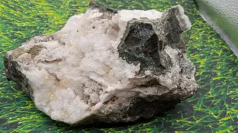 White & Clear Quartz w/ Nickeline - very nice specimen -