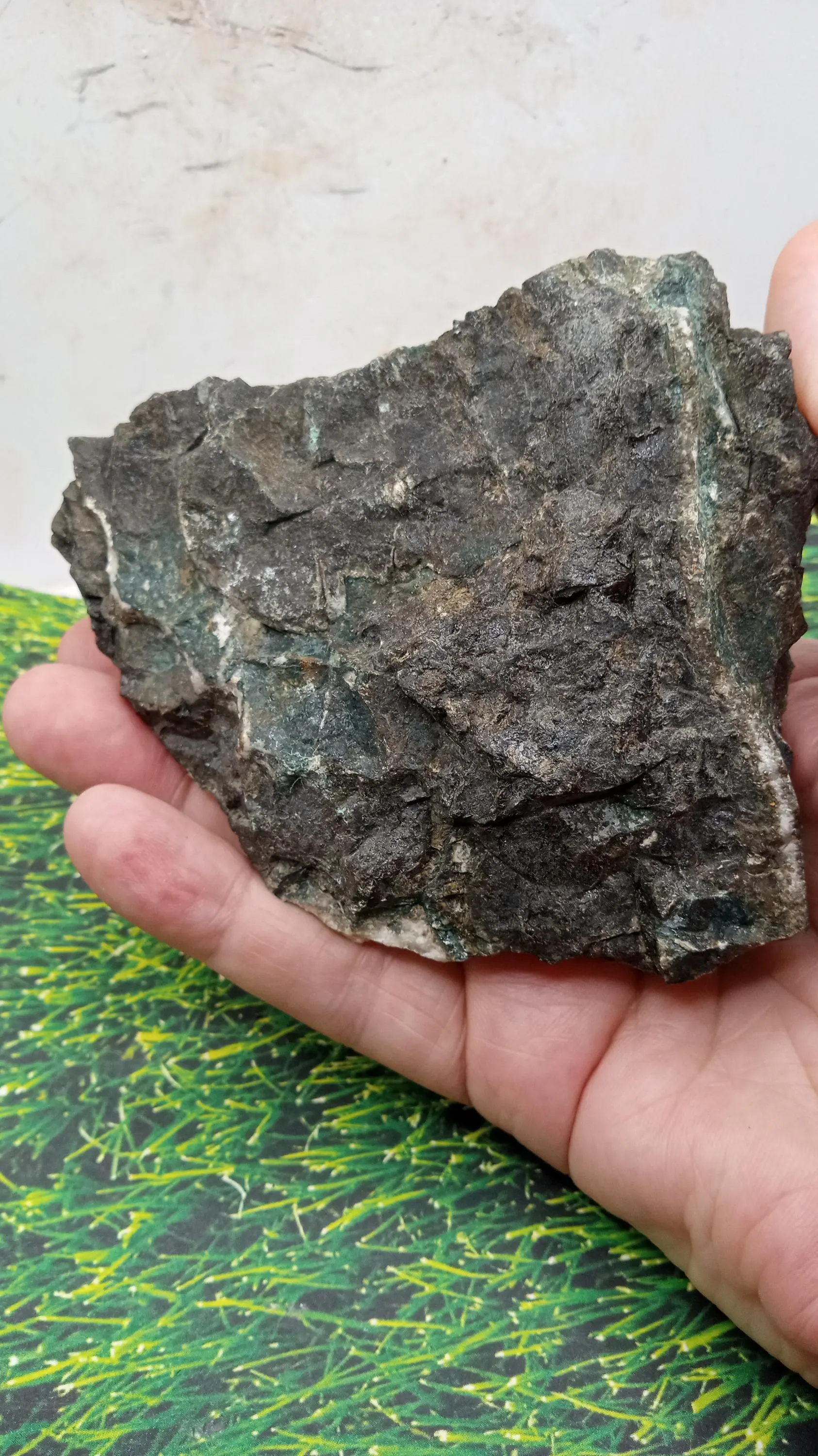 White & Clear Quartz w/ Nickeline - very nice specimen -