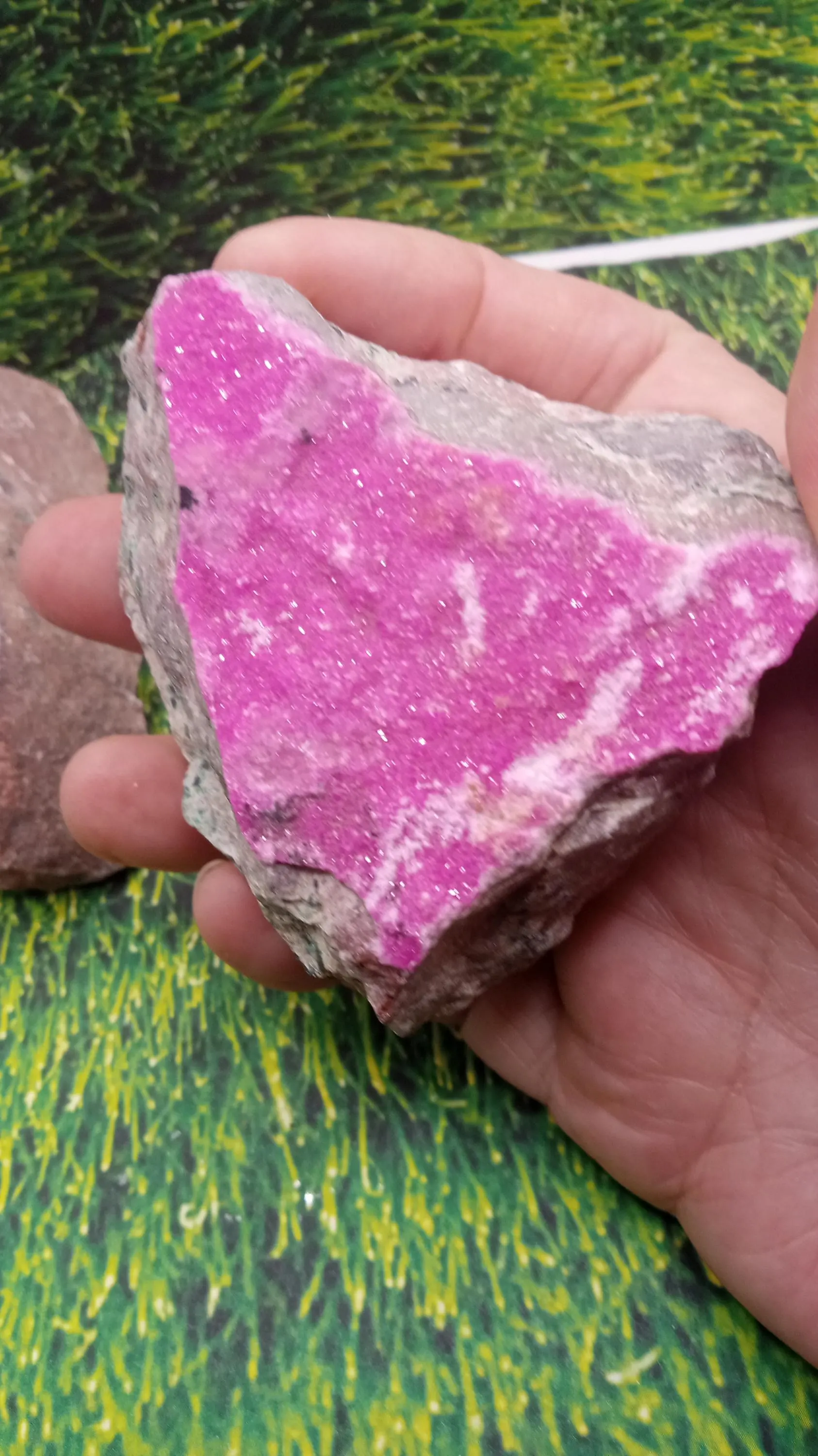 Pink Cobaltoan Calcite Crystal Mineral 