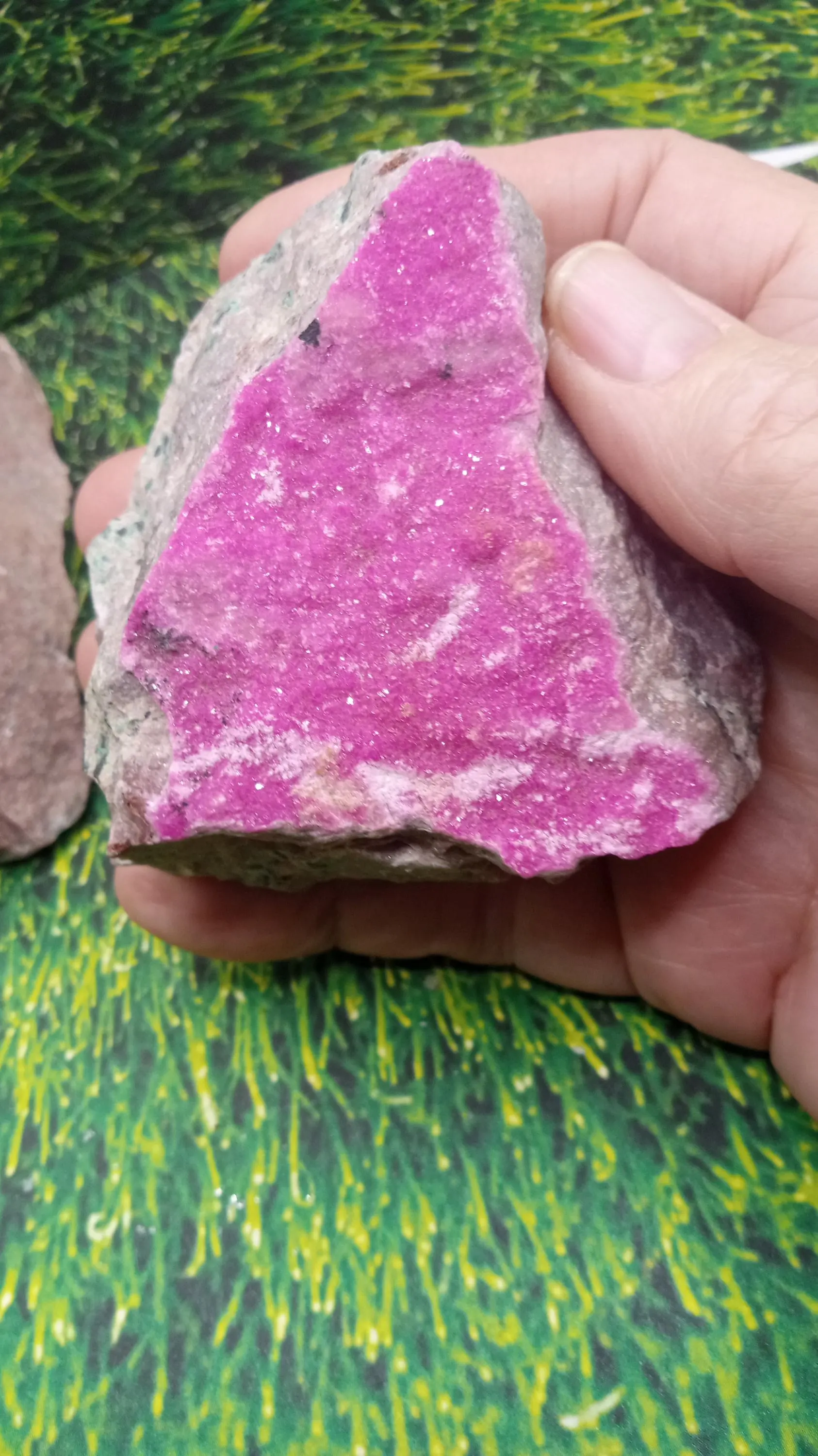 Pink Cobaltoan Calcite Crystal Mineral 