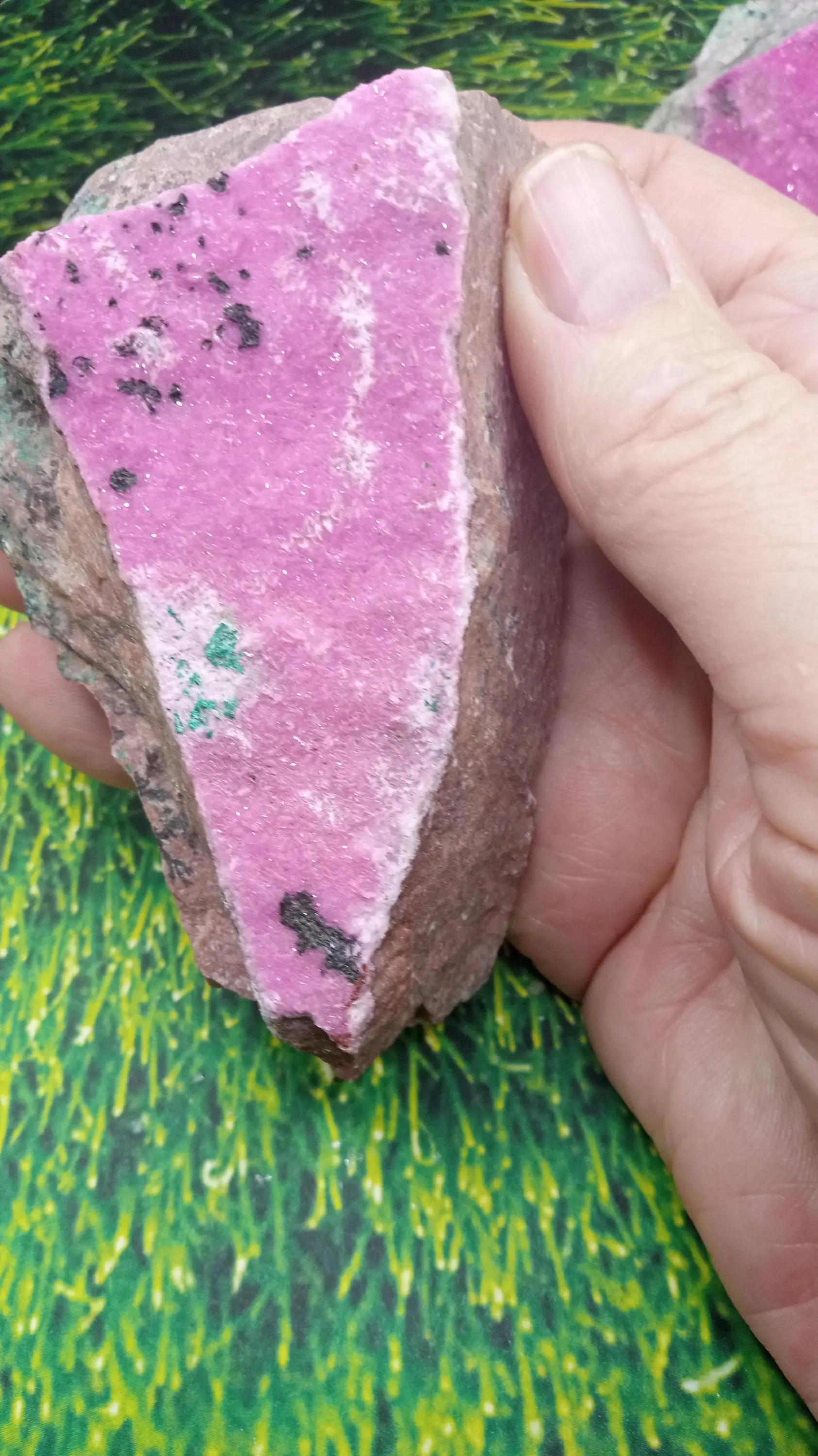 Pink Cobaltoan Calcite Crystal Mineral 