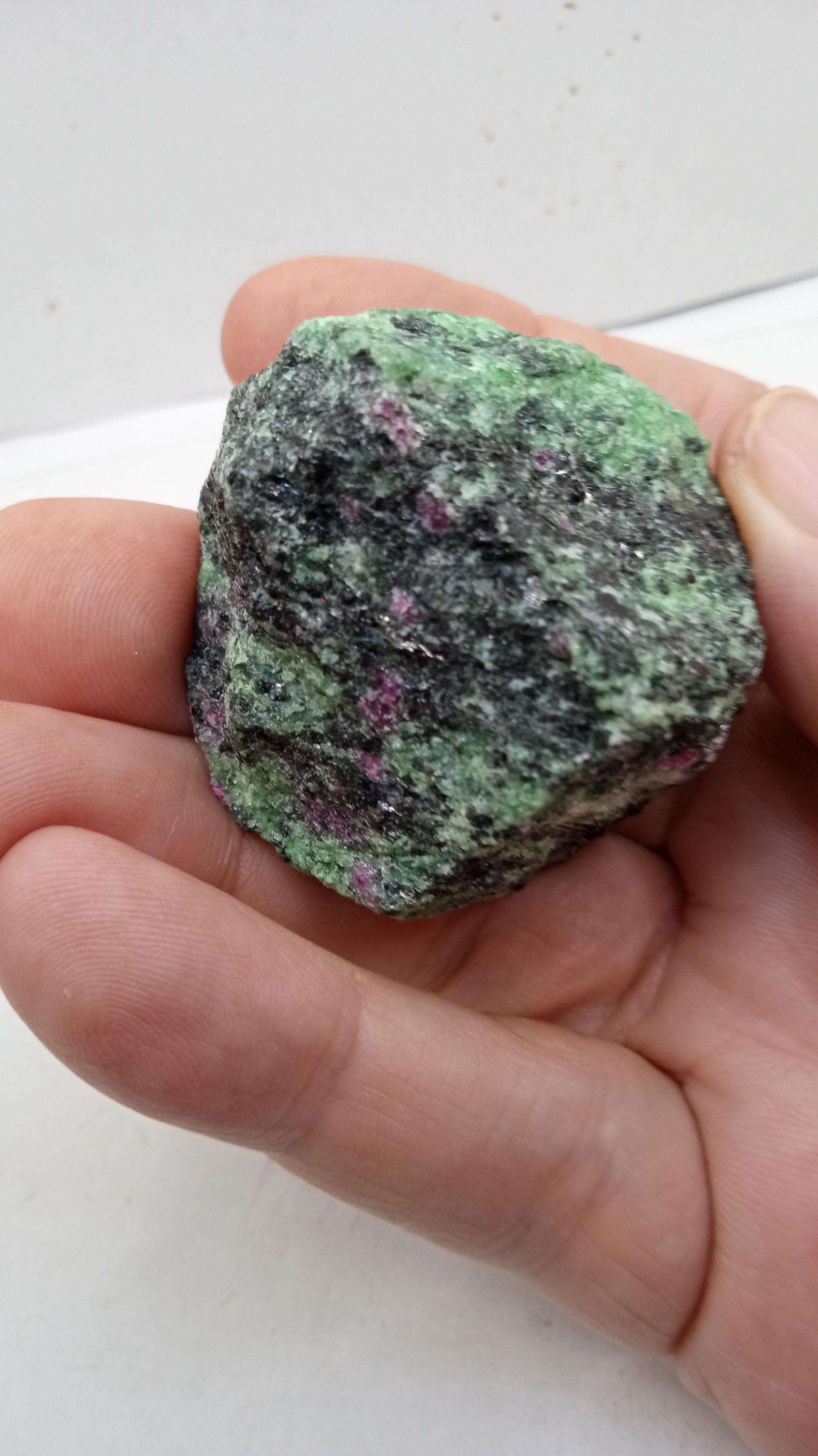 Ruby Zoisute Mineral Specimen