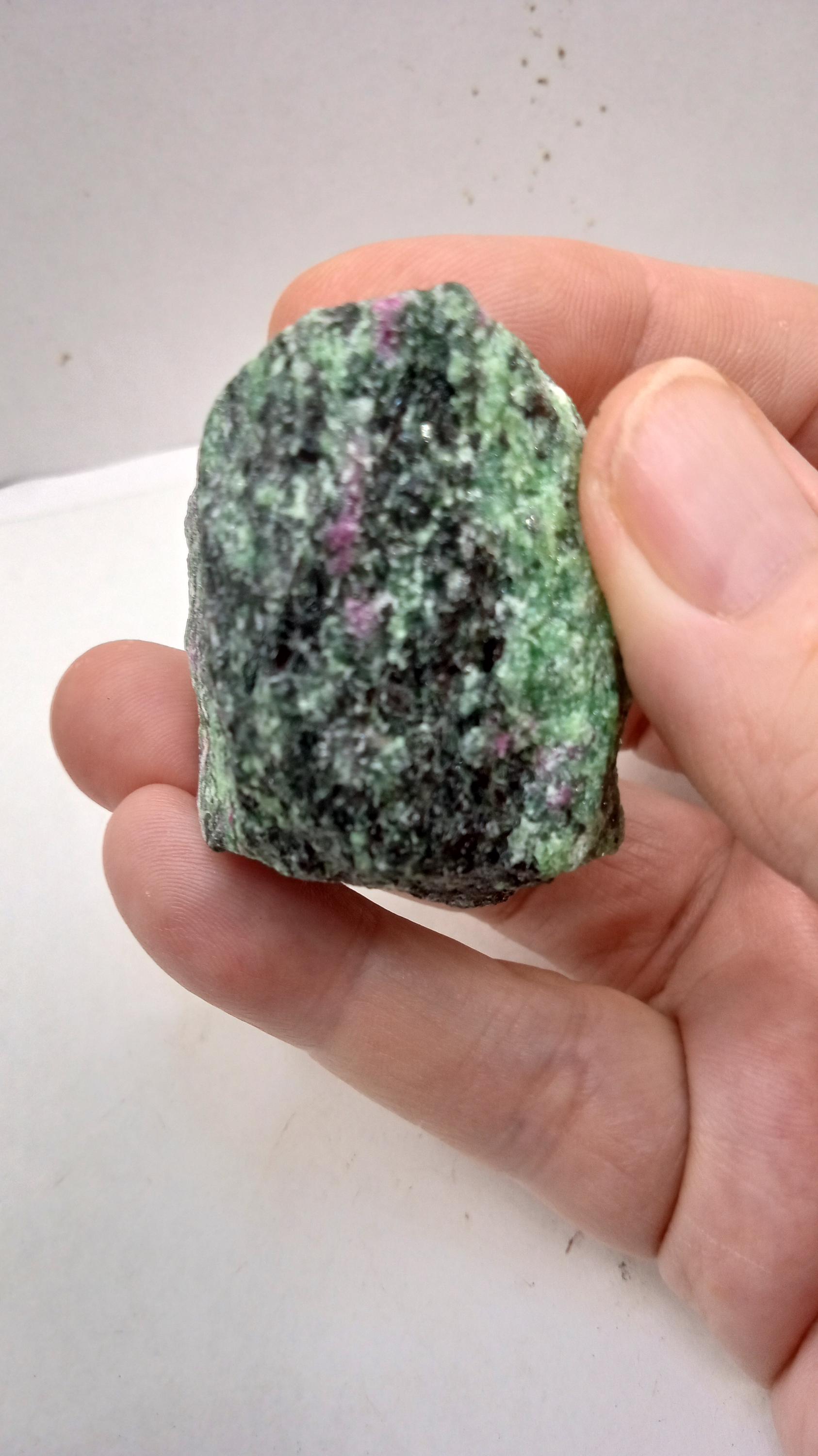 Ruby Zoisute Mineral Specimen 