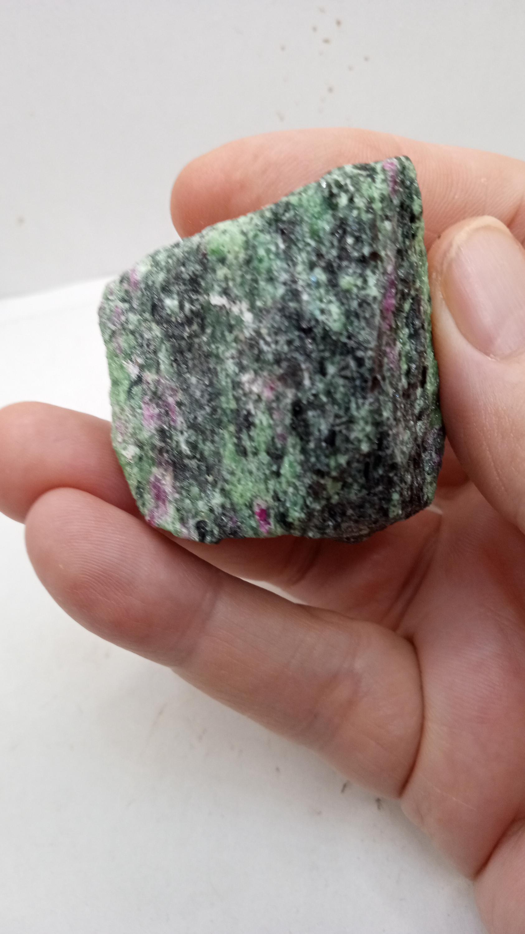 Ruby Zoisute Mineral Specimen 