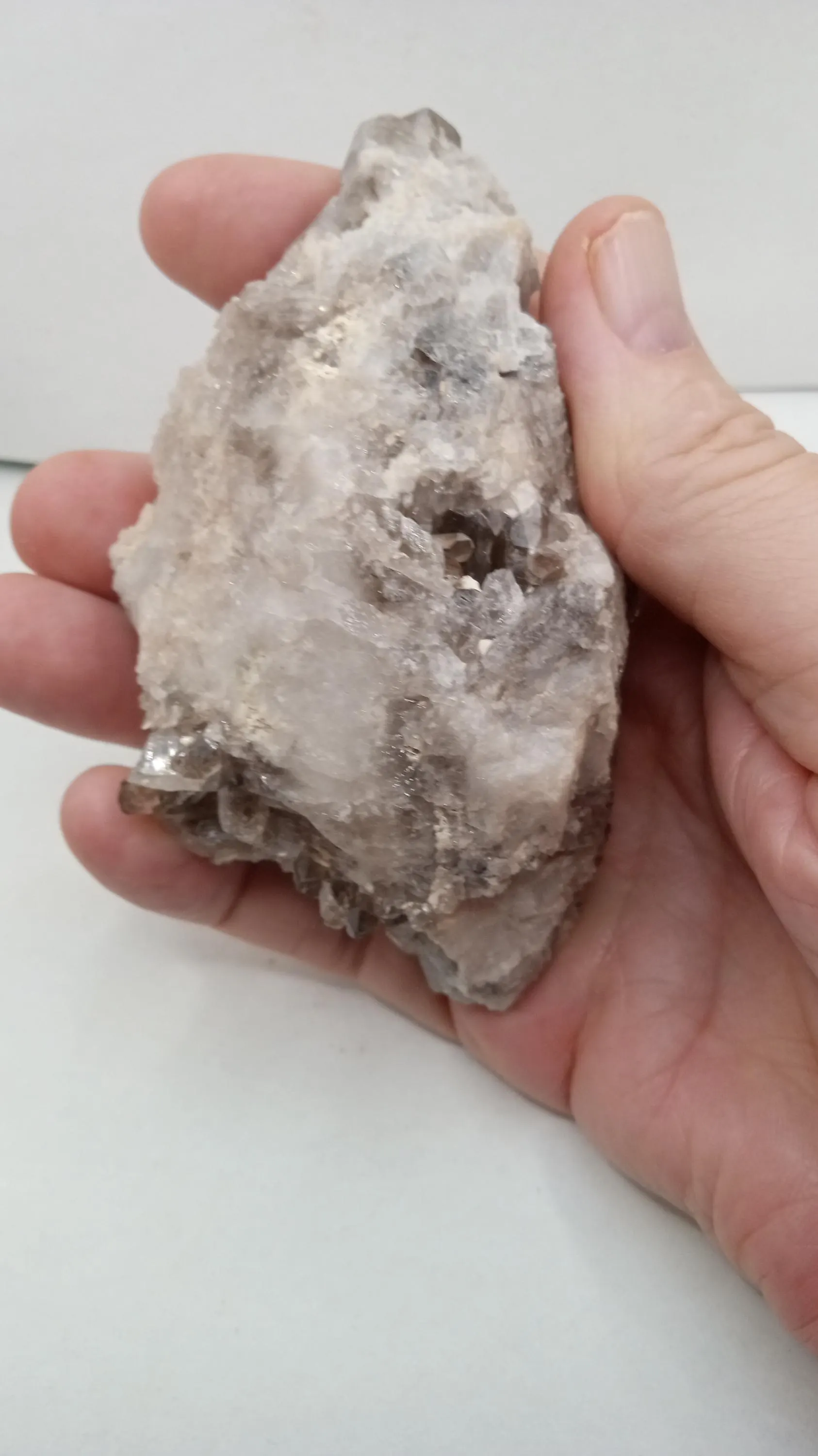 Smoky Quartz with lovely small crystals
