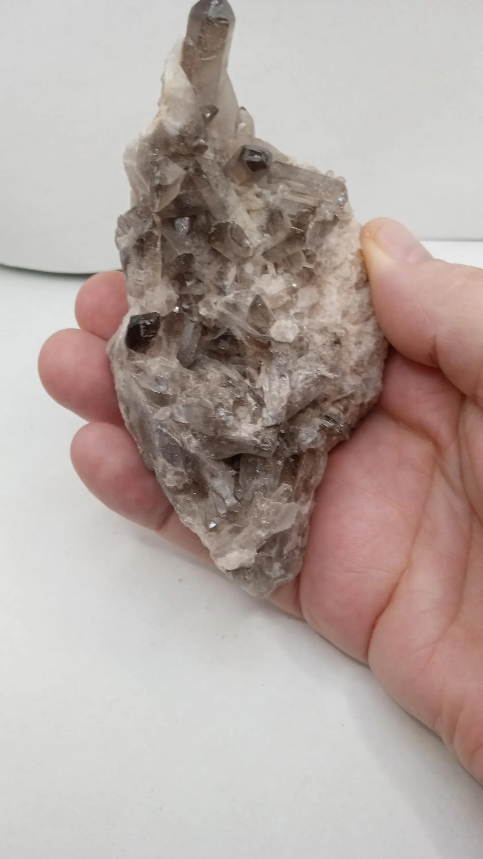 Smoky Quartz with lovely small crystals