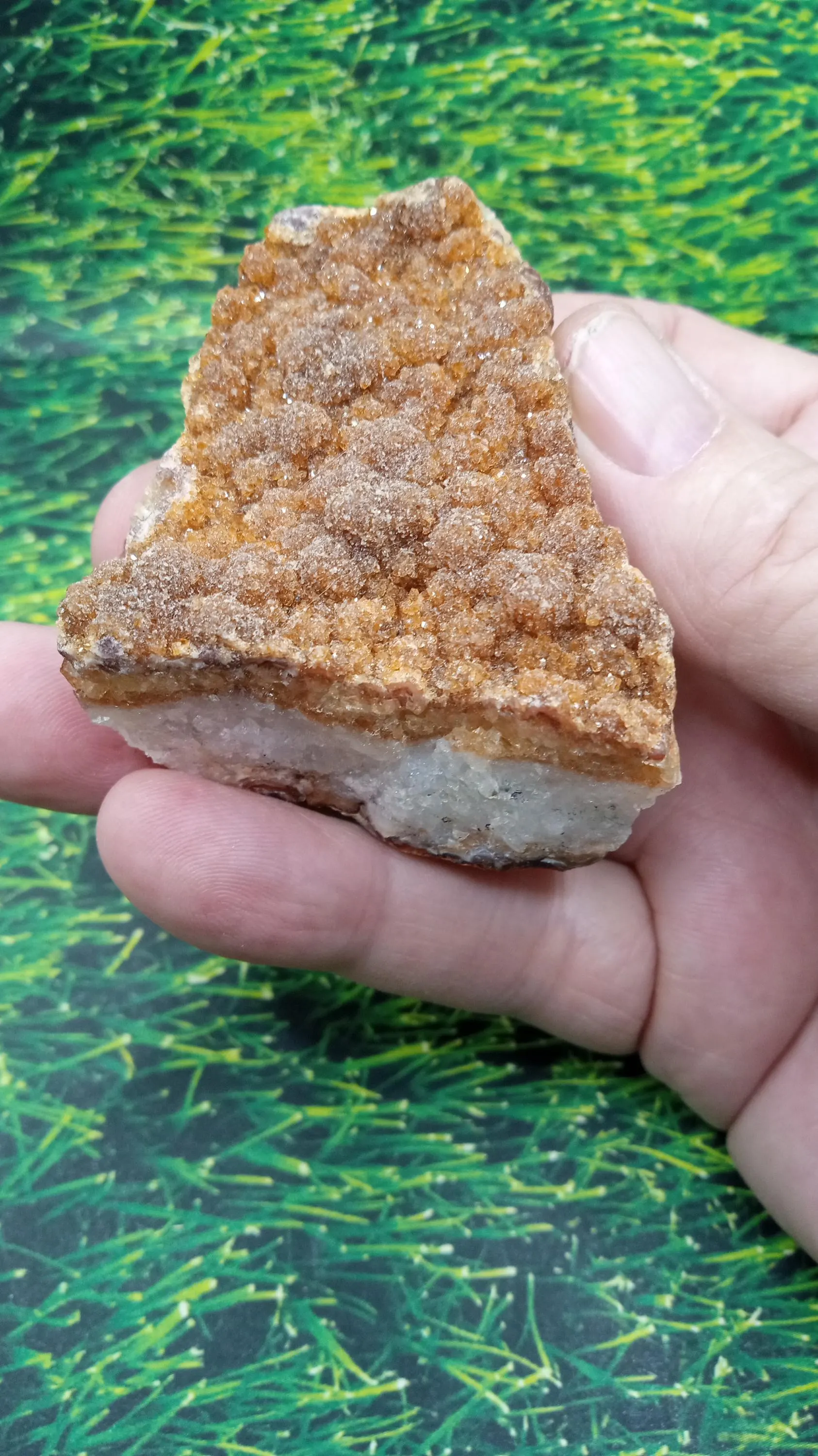 Citrine and Quartz Specimen with Beautiful Crystals