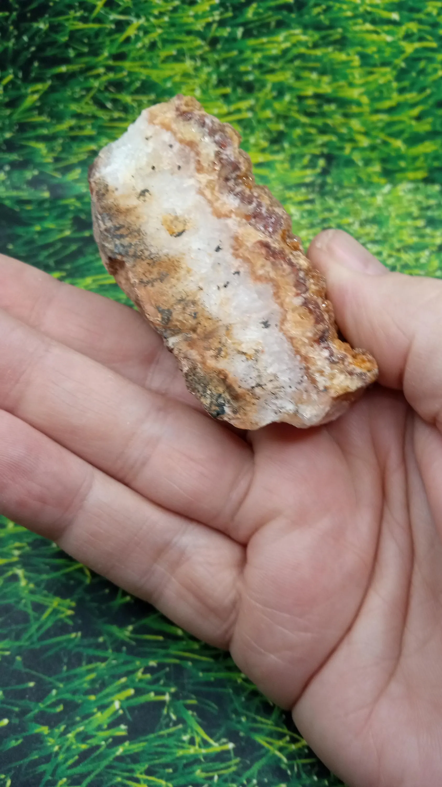 Citrine and Quartz Specimen with Beautiful Crystals