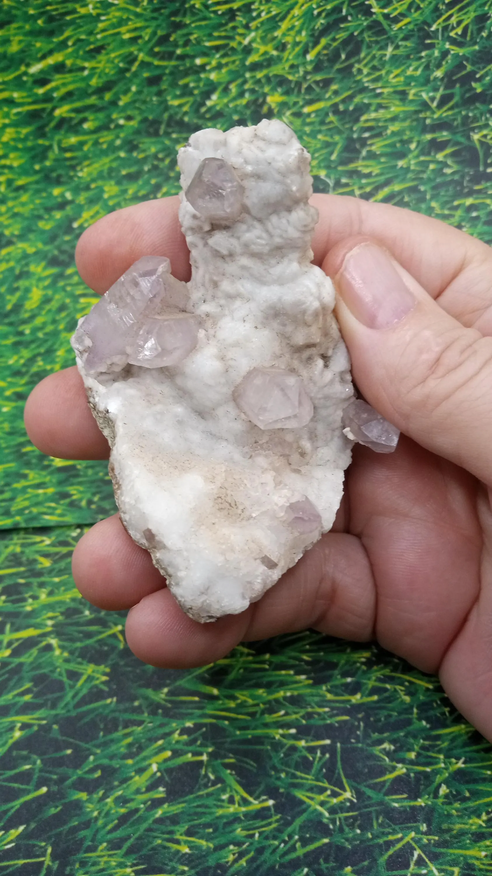 Amethyst with Fluorapatite 3.8 oz