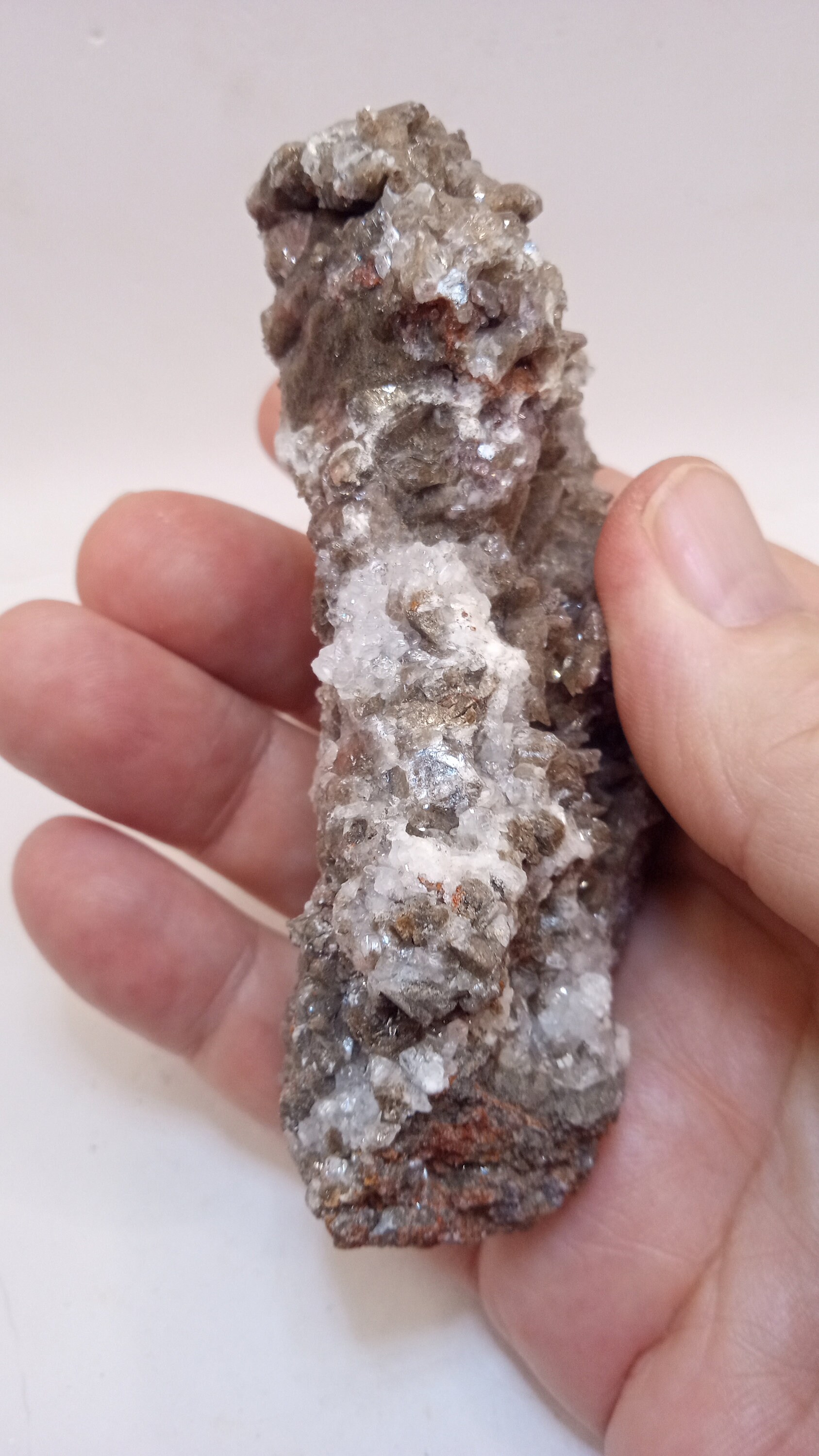 Quartz Calcite Mineral Specimen 