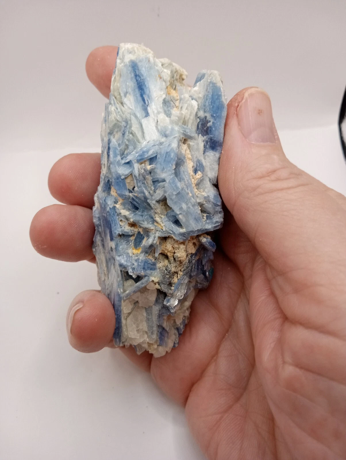 BLUE KYANITE Translucent Crystal Cluster Mineral Specimen
