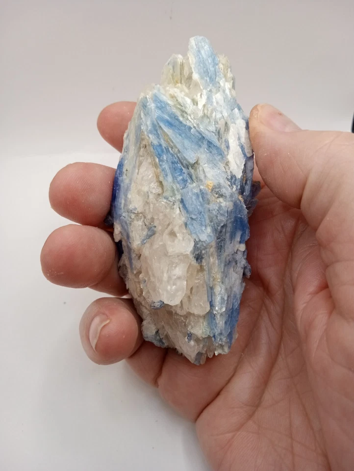 BLUE KYANITE Translucent Crystal Cluster Mineral Specimen