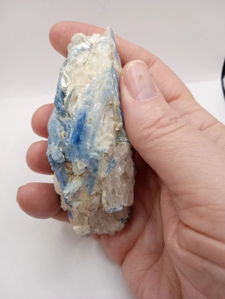 BLUE KYANITE Translucent Crystal Cluster Mineral Specimen