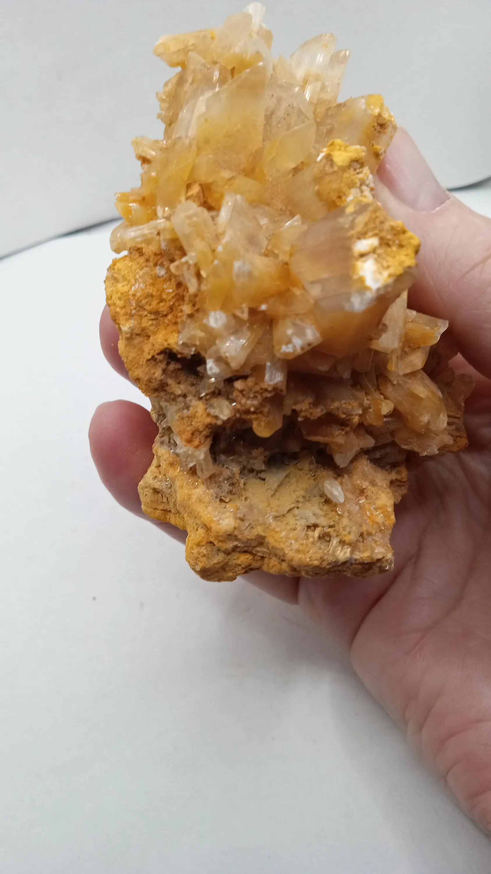 Quartz & Calcite Clear to Gold Colors