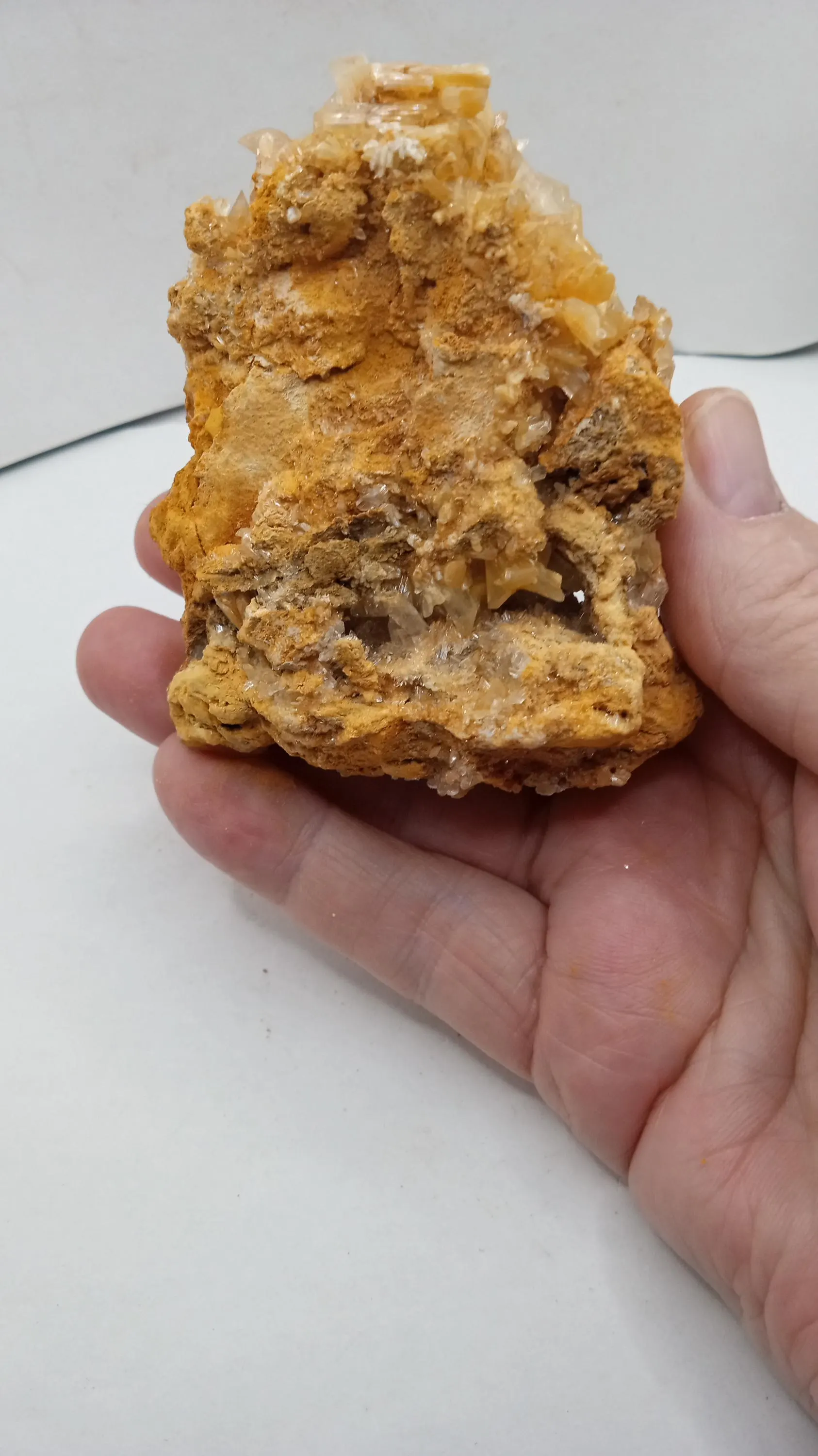 Quartz & Calcite Clear to Gold Colors