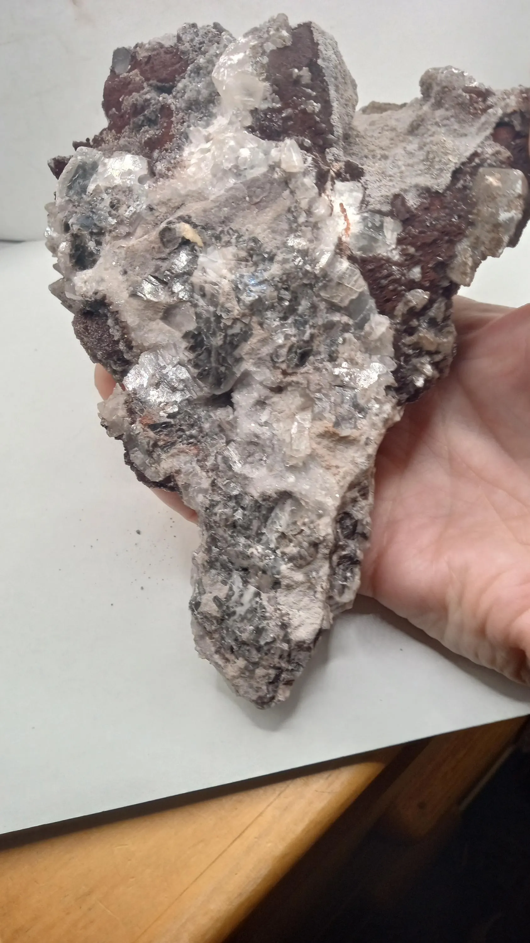 CALCITE QUARTZ  Rare Dark 