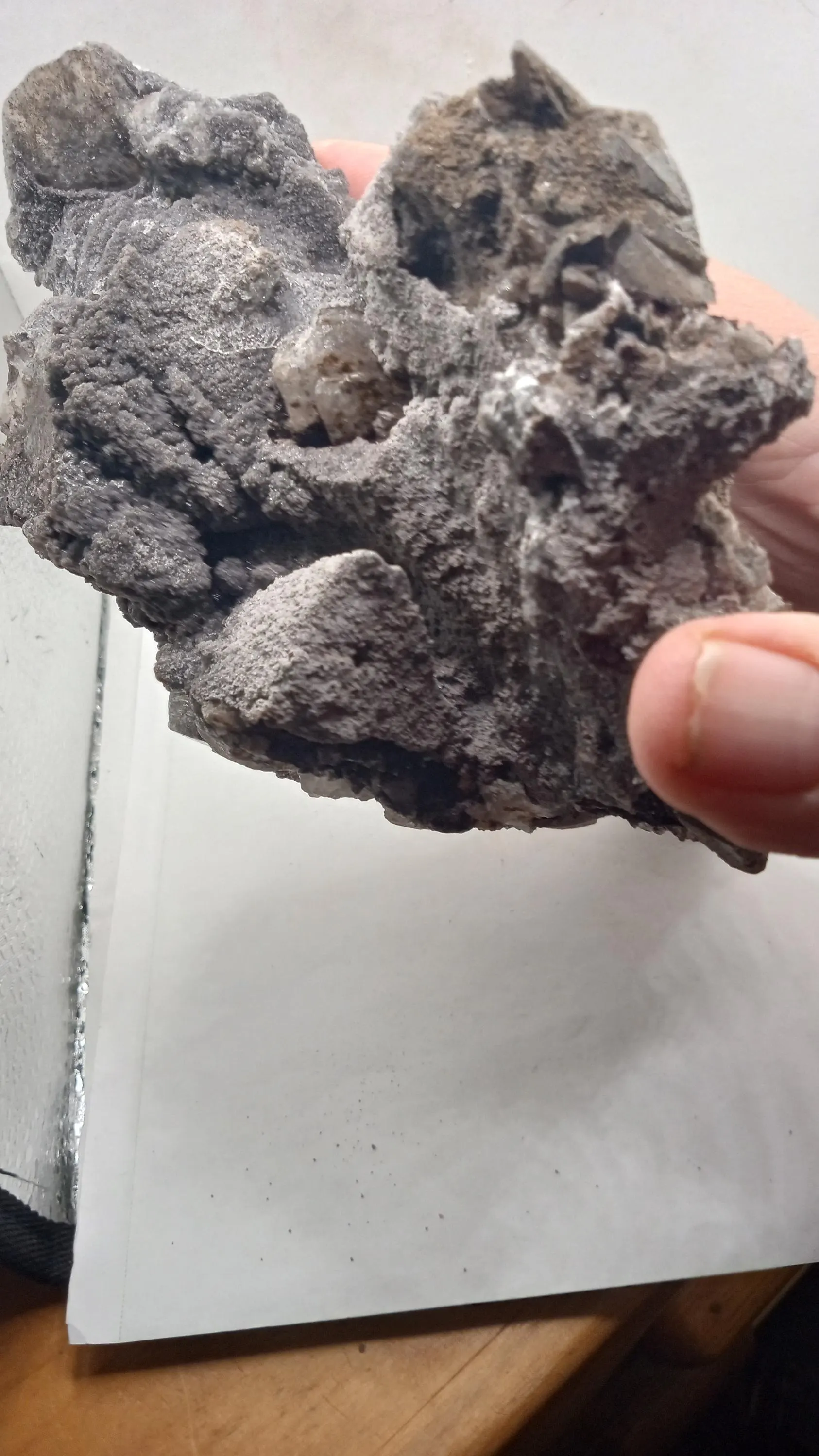 CALCITE QUARTZ  Rare Dark 
