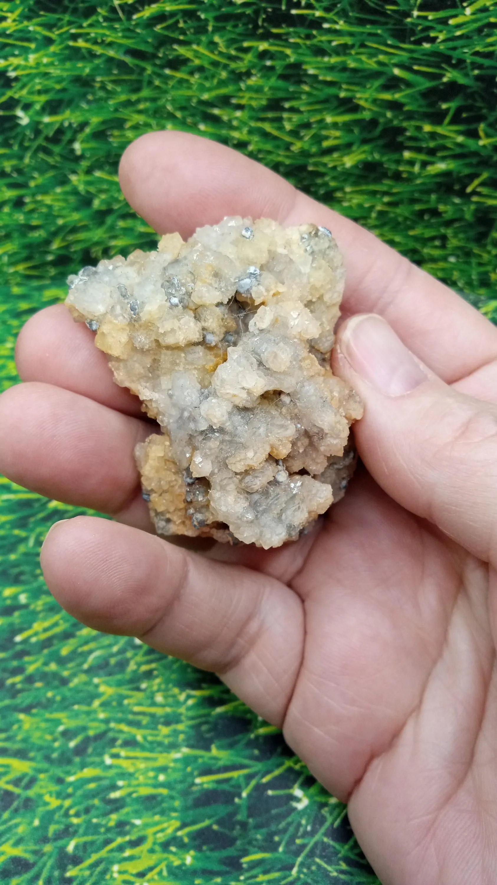 Citrine w/ Quartz Mineral Specimen -