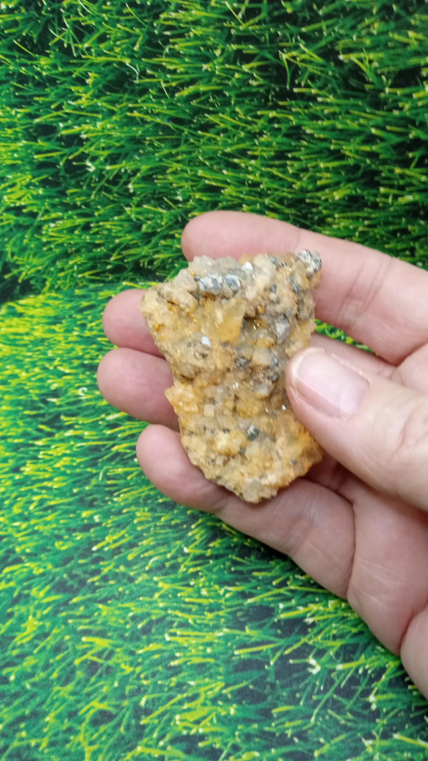 Citrine w/ Quartz Mineral Specimen -