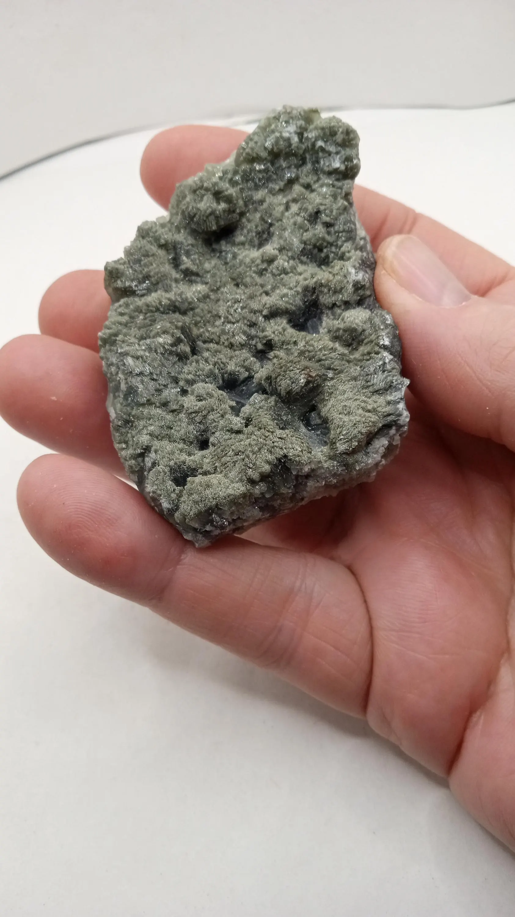 Prehnite - ( 2 ) included - beautiful Green