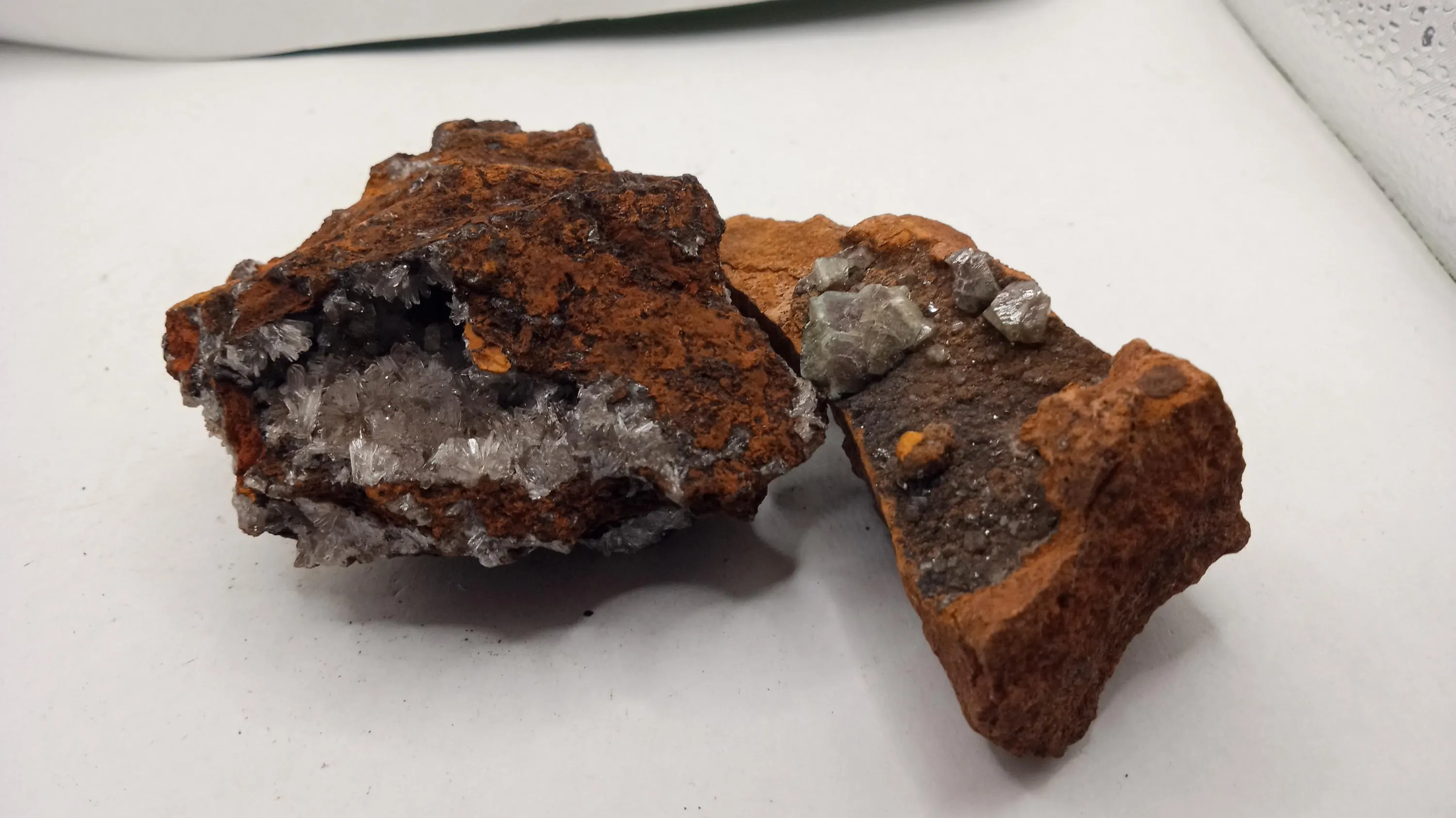Hemimorphite & Adamite ( 2 ) Included - Mexico