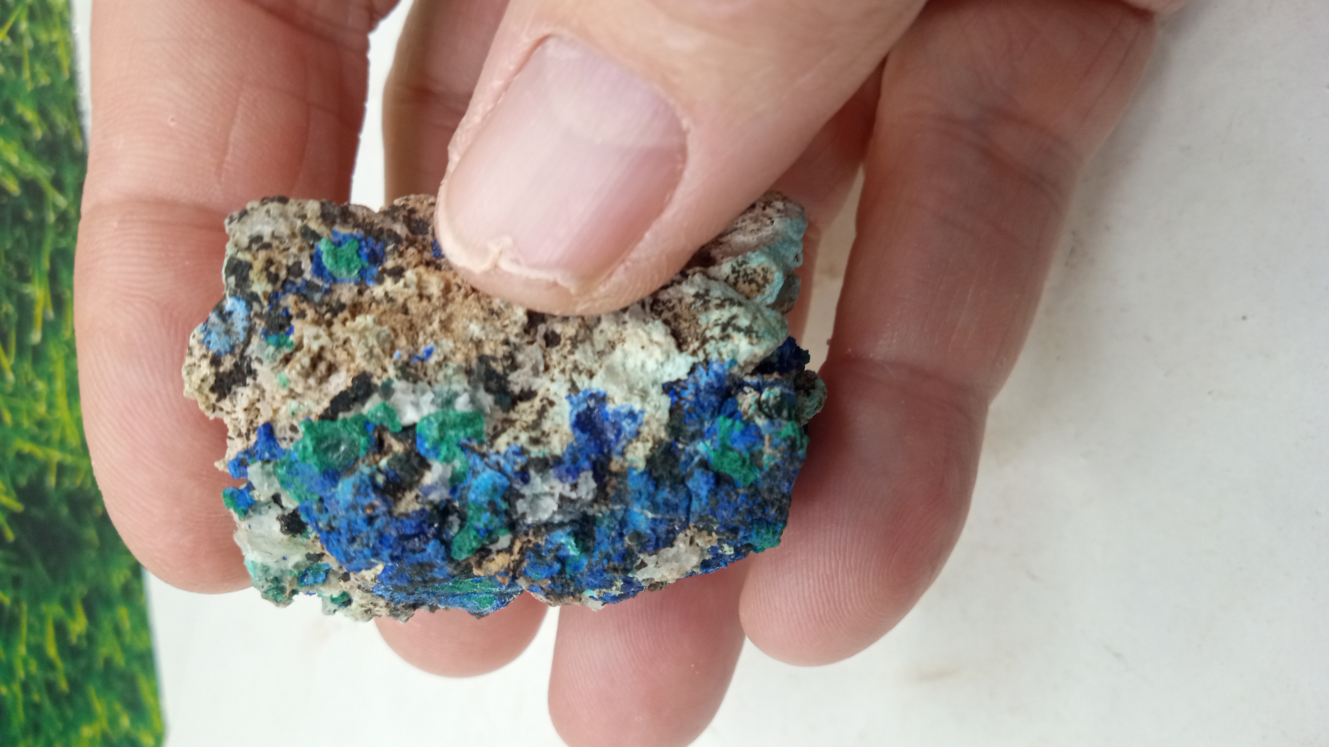 Azurite / Malachite Mineral Combo Nice - New Mexico -