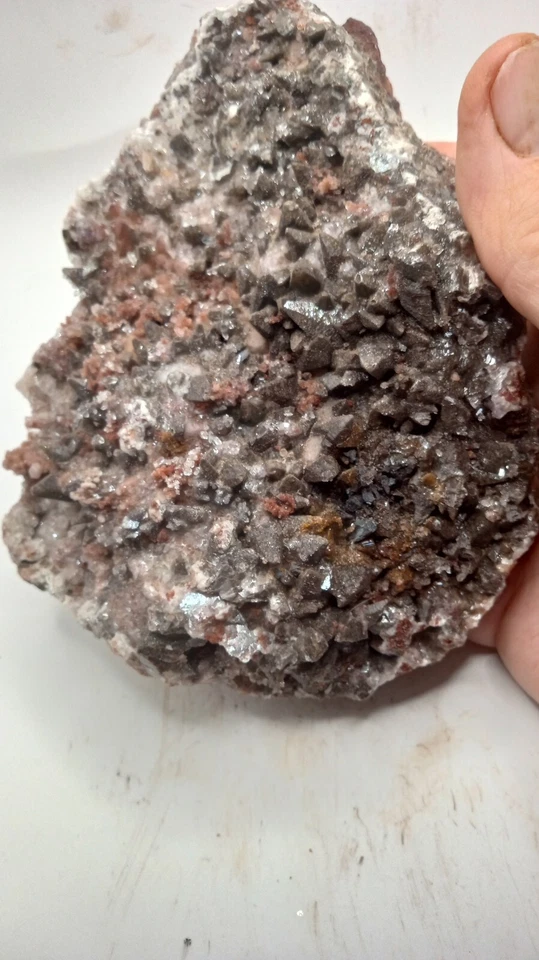 Vanidinite w/ Calcite - San Carlos Mine Area - Mexico